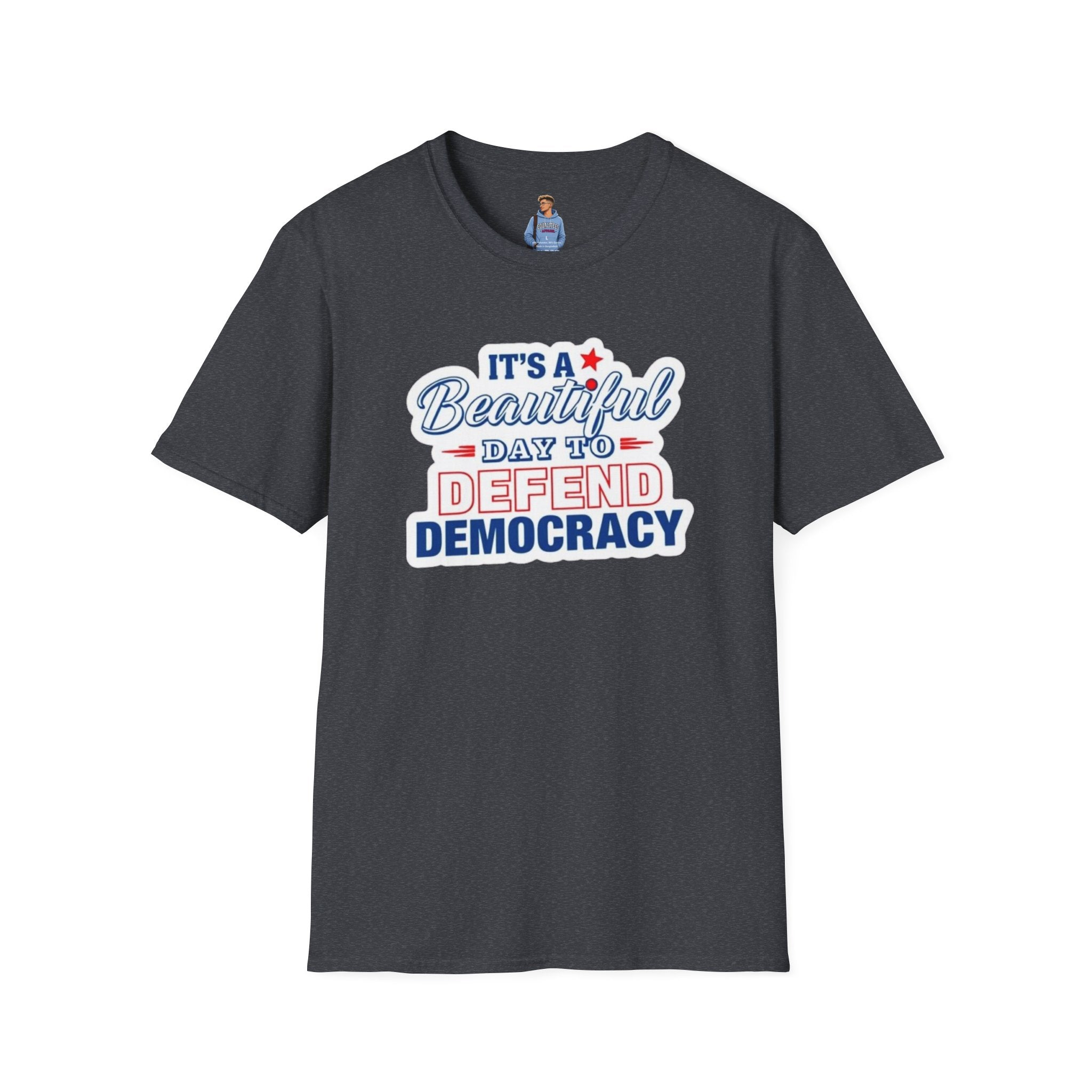 Camiseta unisex suave "Defend Democracy": perfecta para el activismo y el uso diario.