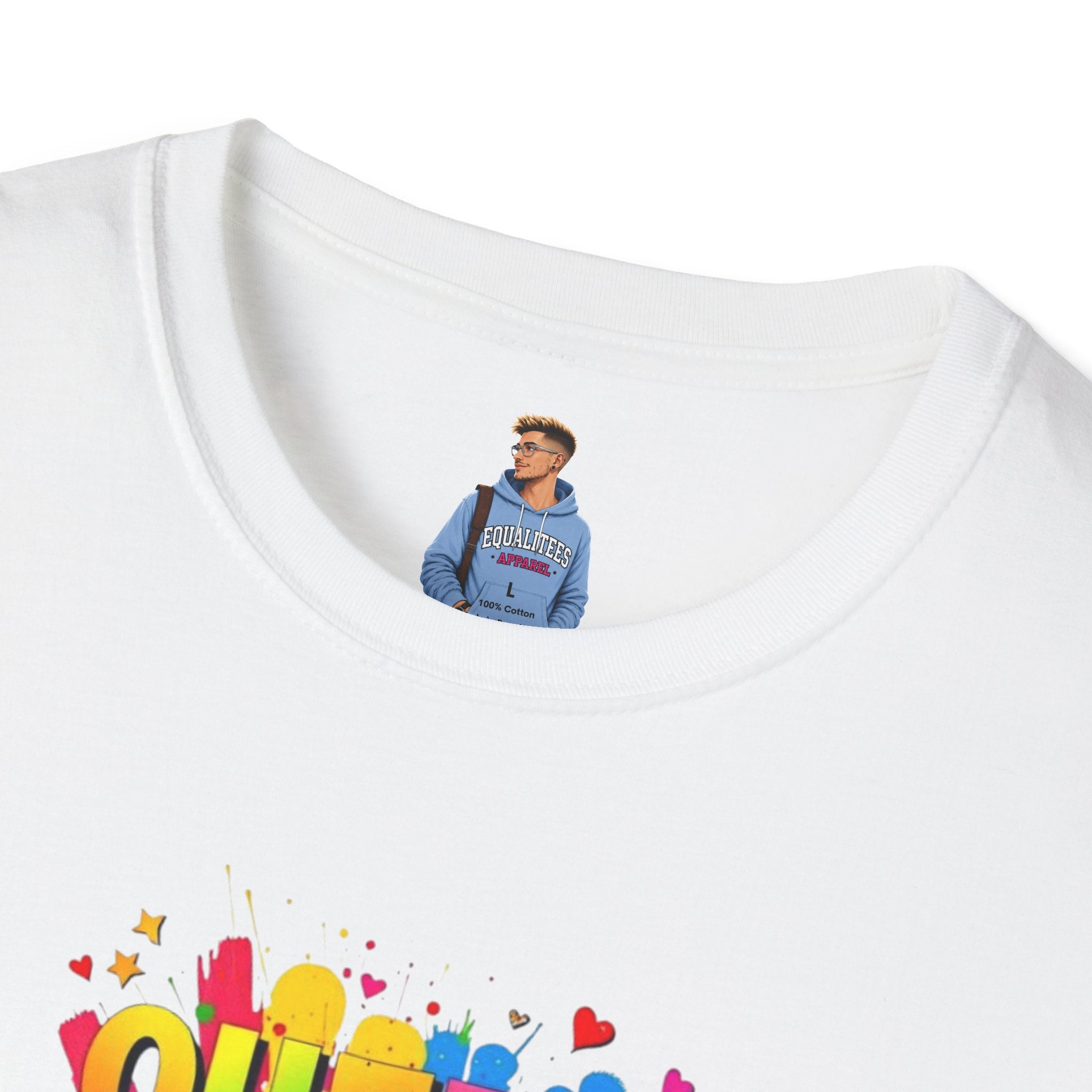Queer Kids Matter Unisex Softstyle T-Shirt - Celebrate Inclusivity & Pride