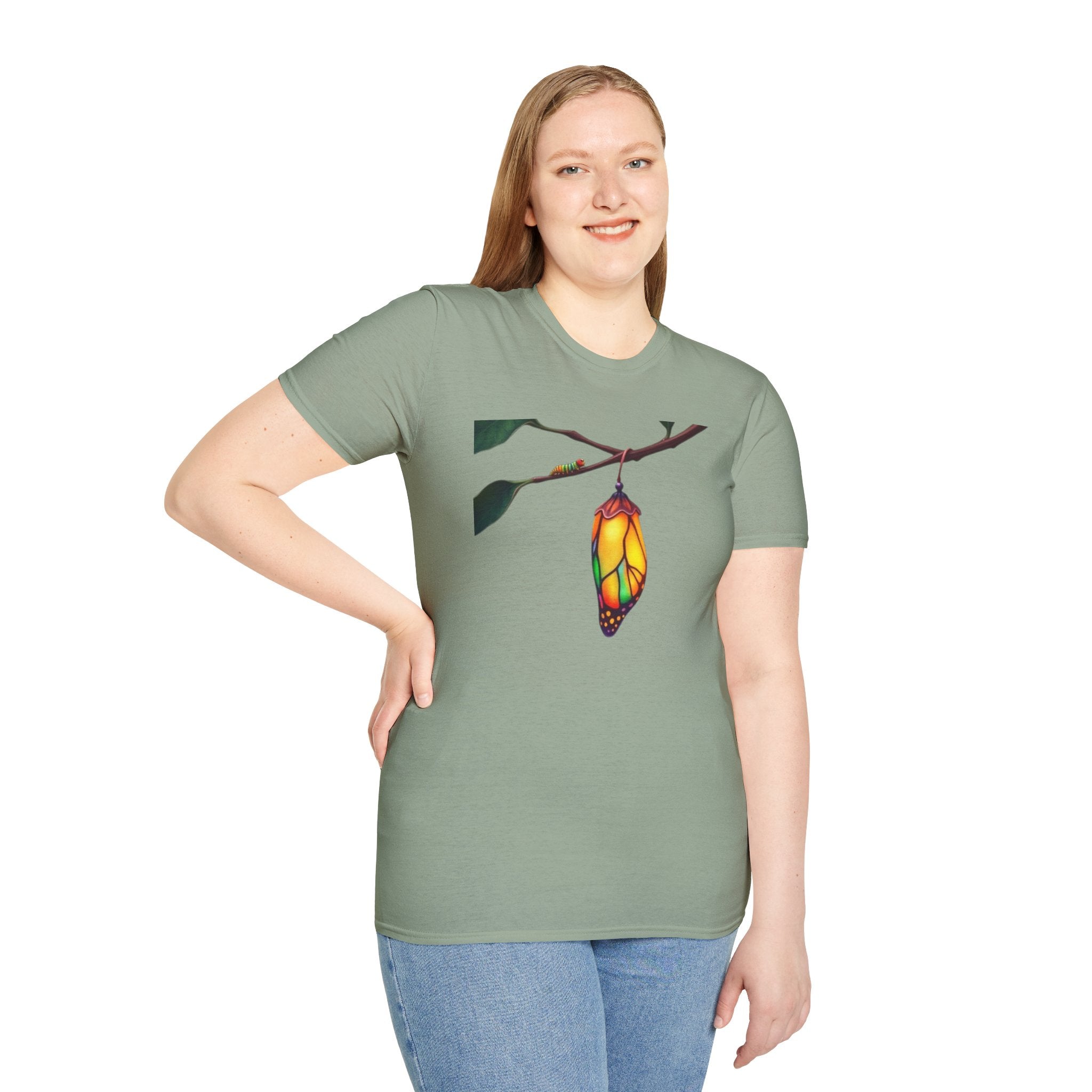 Rainbow Butterfly Cocoon Pride T-Shirt