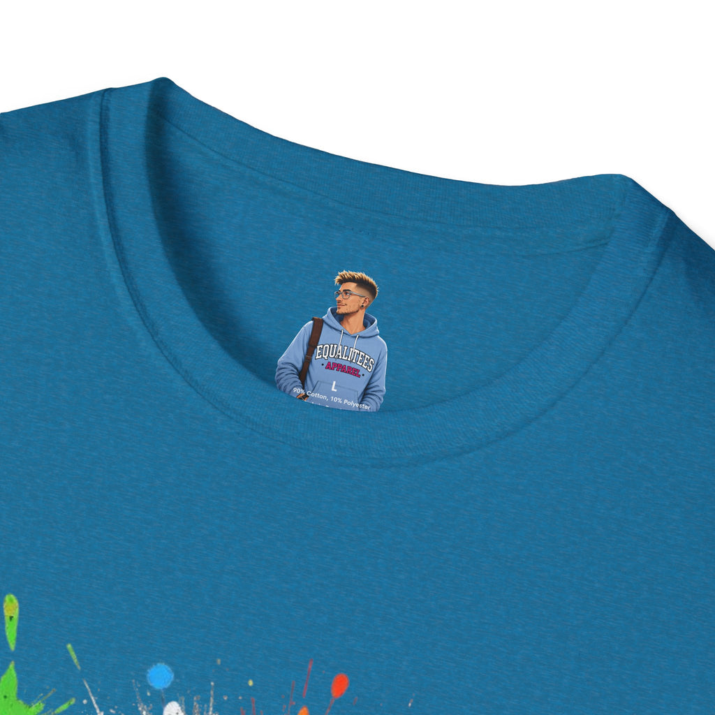 Bold Rainbow WTF Color Splash T-Shirt