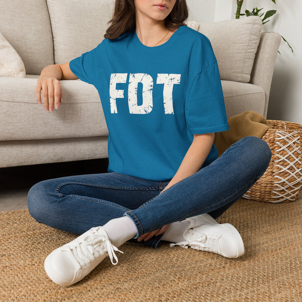 FDT Political Protest Distressed Graphic T-Shirt