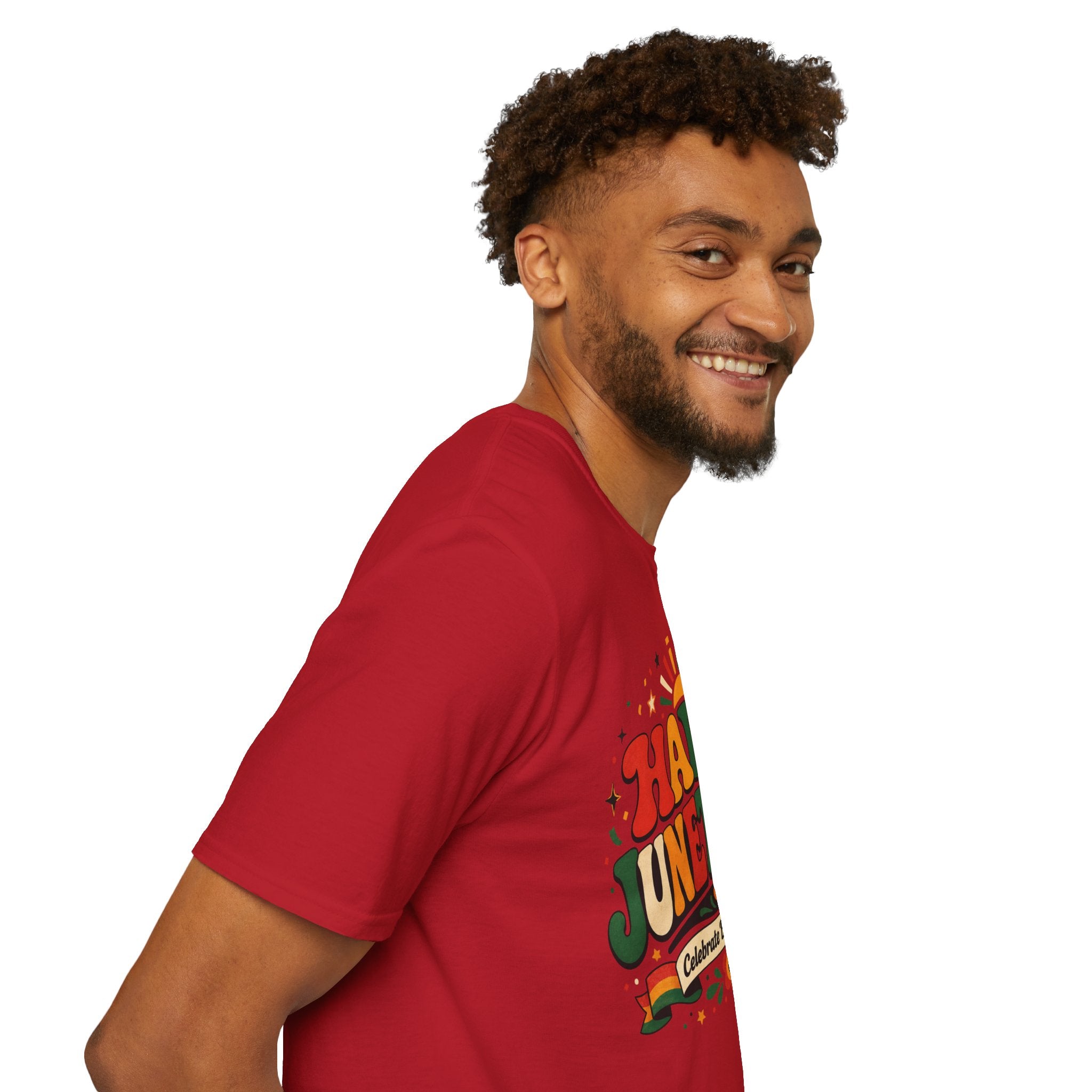 Juneteenth T-Shirt - "Happy Juneteenth" Retro Celebration Tee