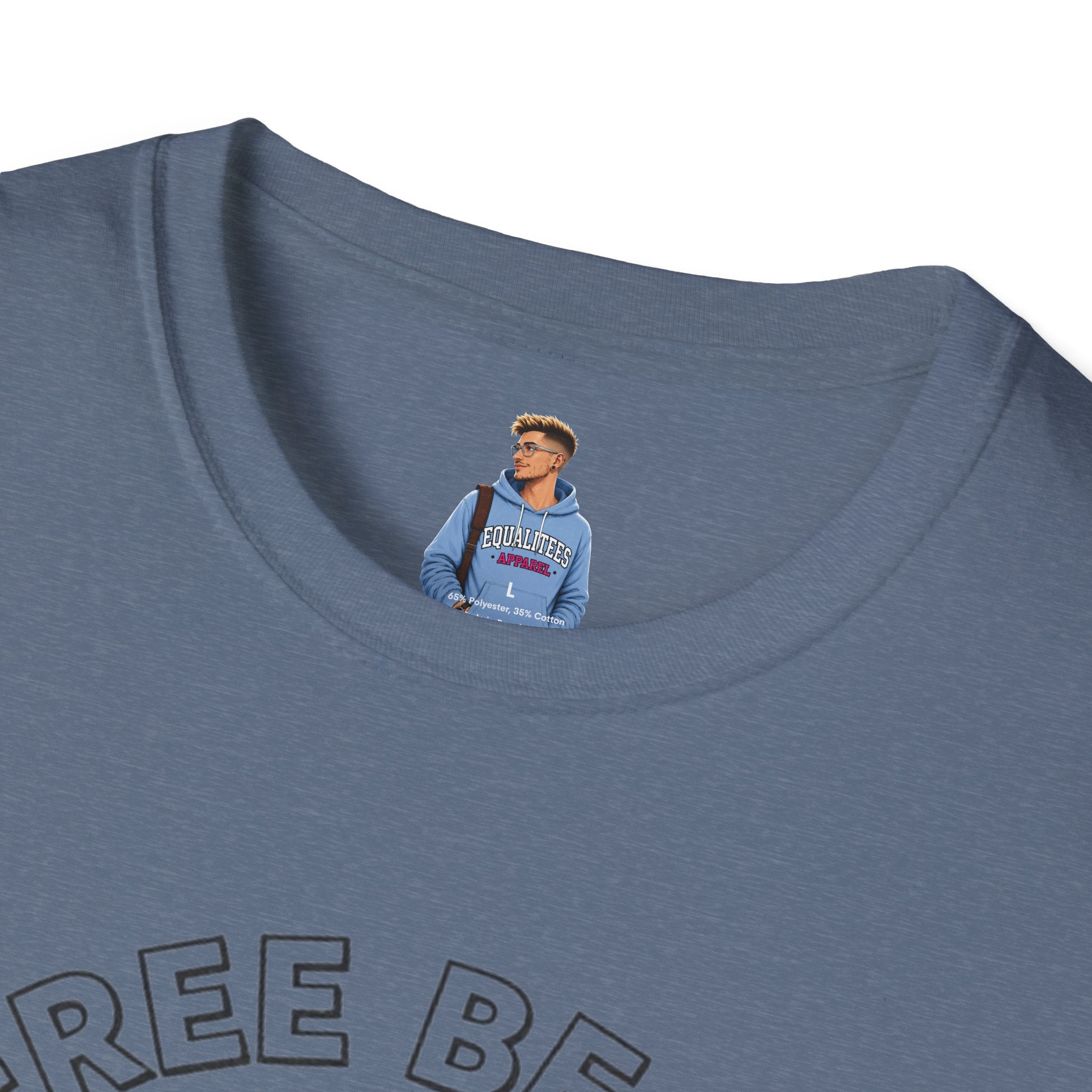 Free Bear Hugs Rainbow Paw T-Shirt