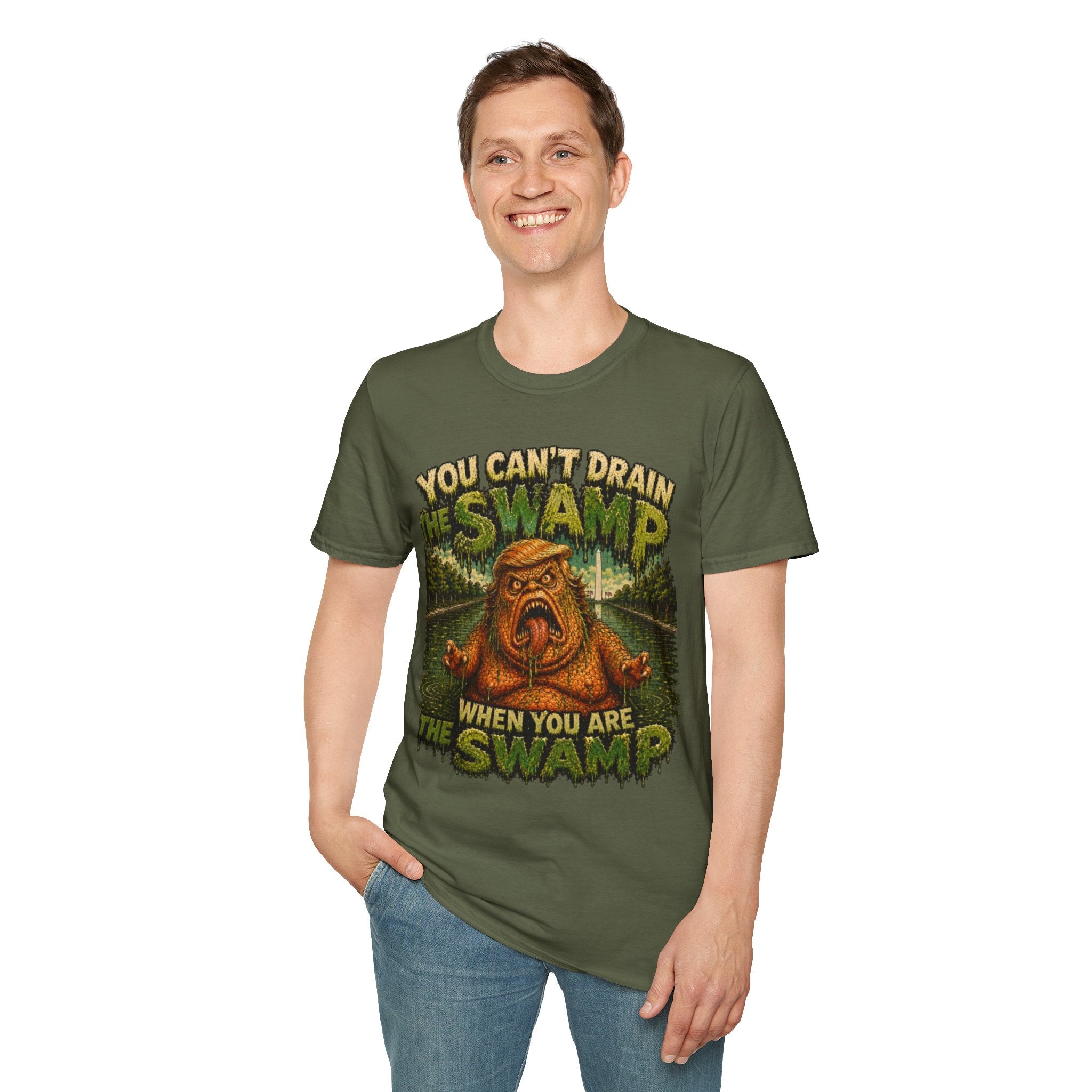 T-Shirt — "You Can't Drain the Swamp when you ARE the Swamp" Graphic Tee