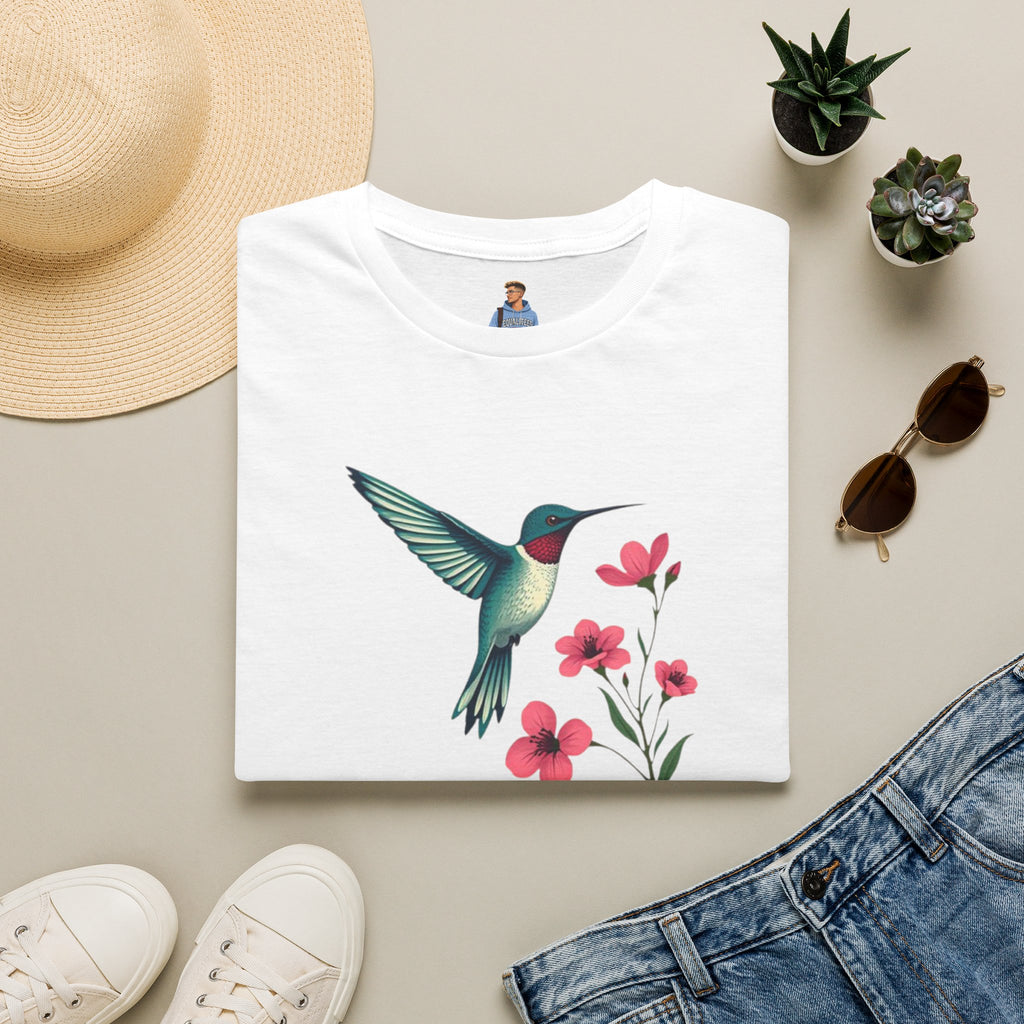 Floral Hummingbird T-Shirt