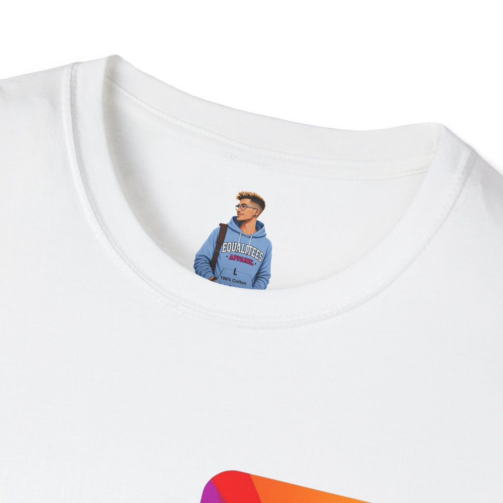 Pride-Theme Unisex Softstyle T-Shirt - "True freedom is Equality for ALL"