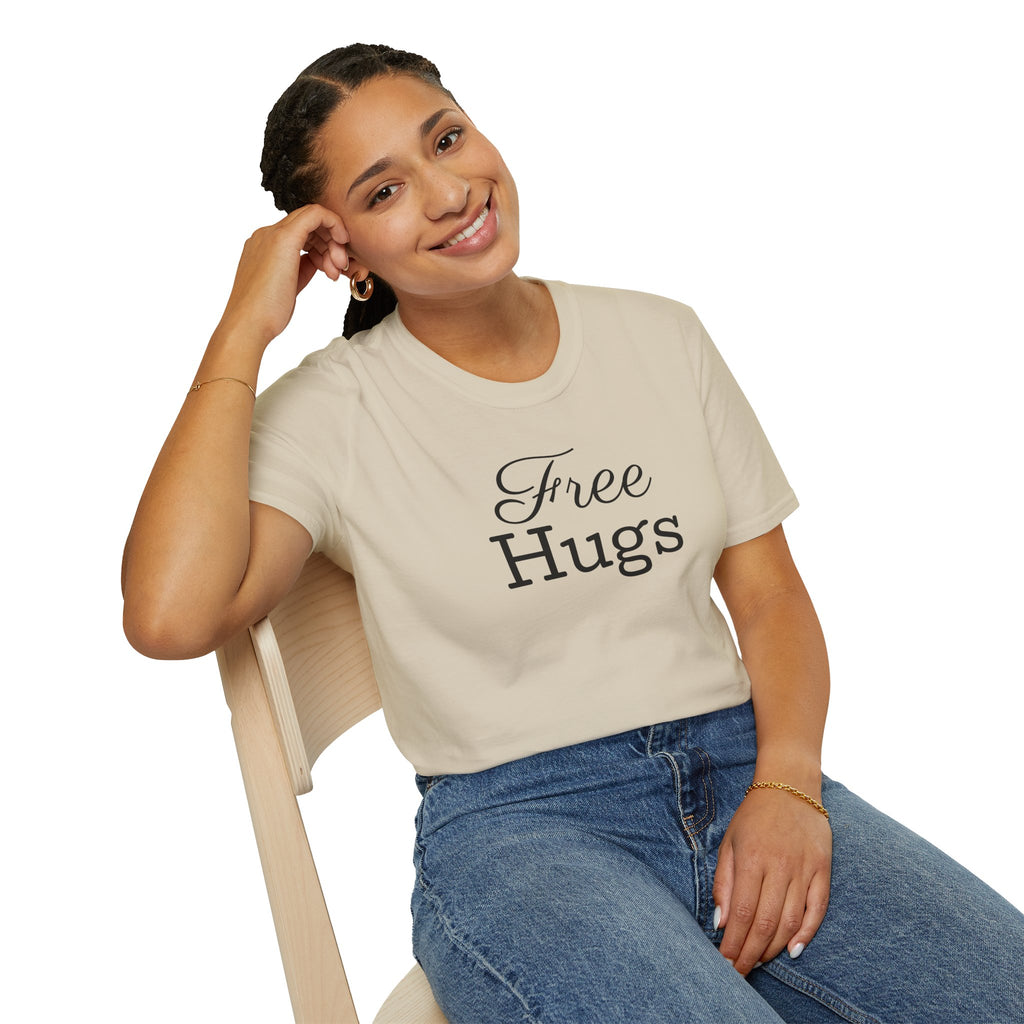 Camiseta unisex de estilo suave con mensaje de apoyo emocional