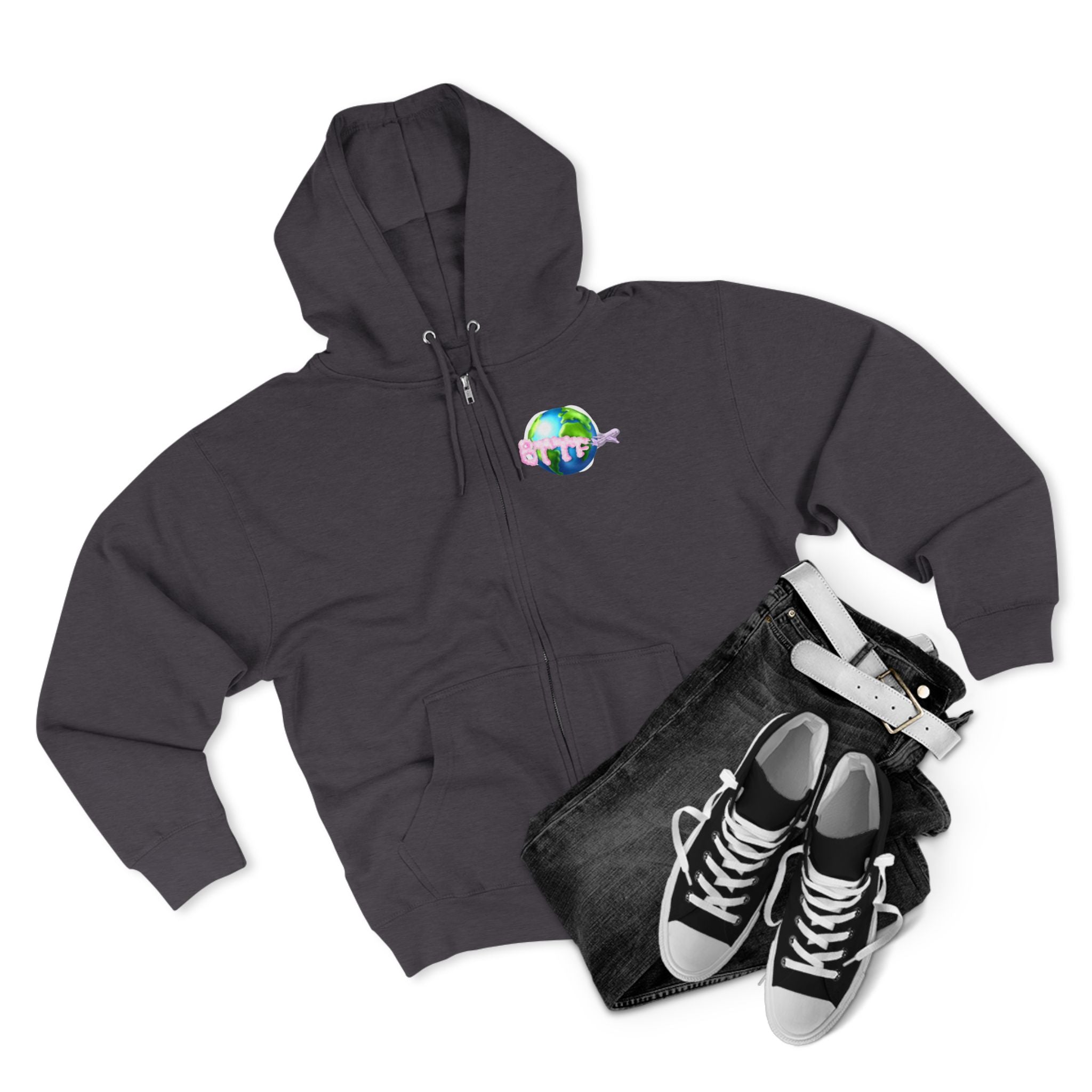 BTTF - Black Trans Travel Fund Unisex Zip-Up Hoodie