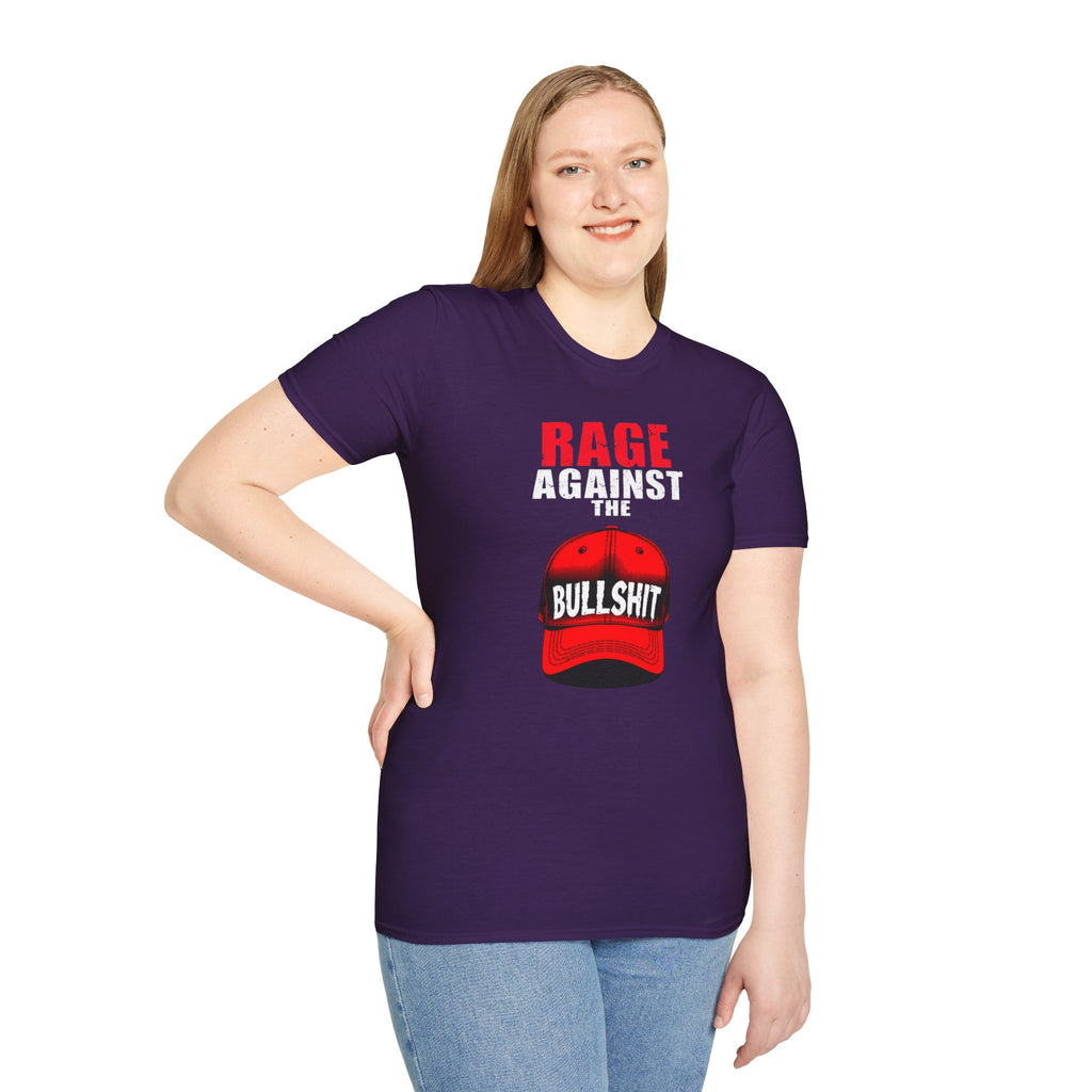 Camiseta unisex Softstyle - Camiseta gráfica "Rage Against the BS"