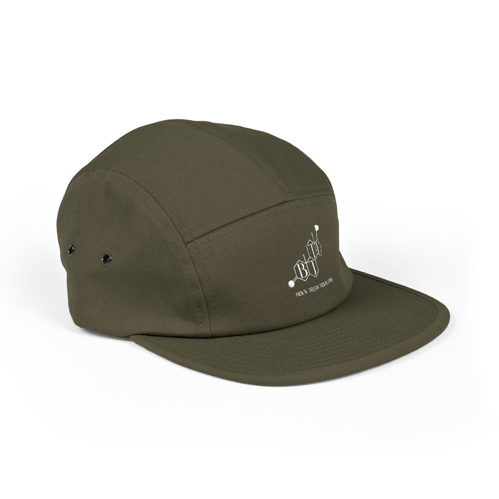 BTTF - Black Trans Travel Fund Embroidered Five-Panel Flat Rim Cap