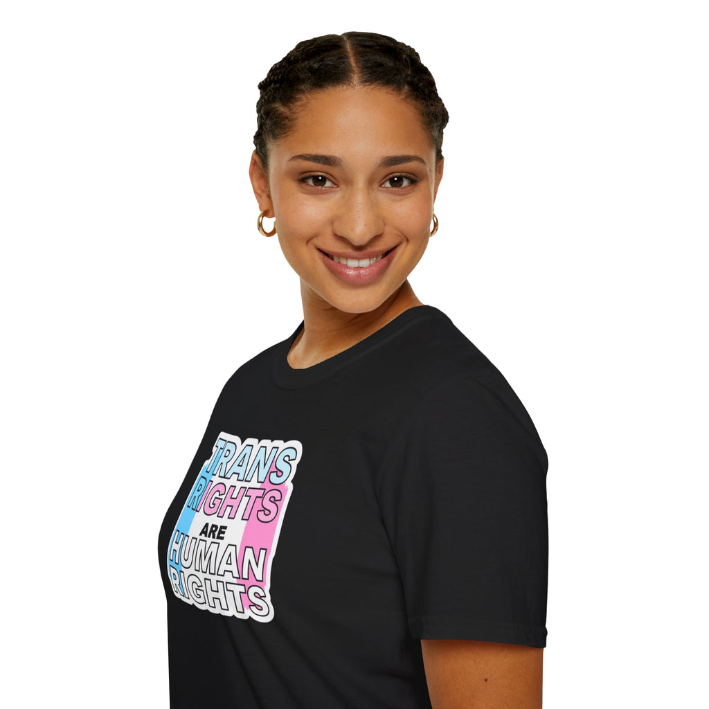 Trans Rights Unisex Softstyle T-Shirt - Support Equality & Trans Rights