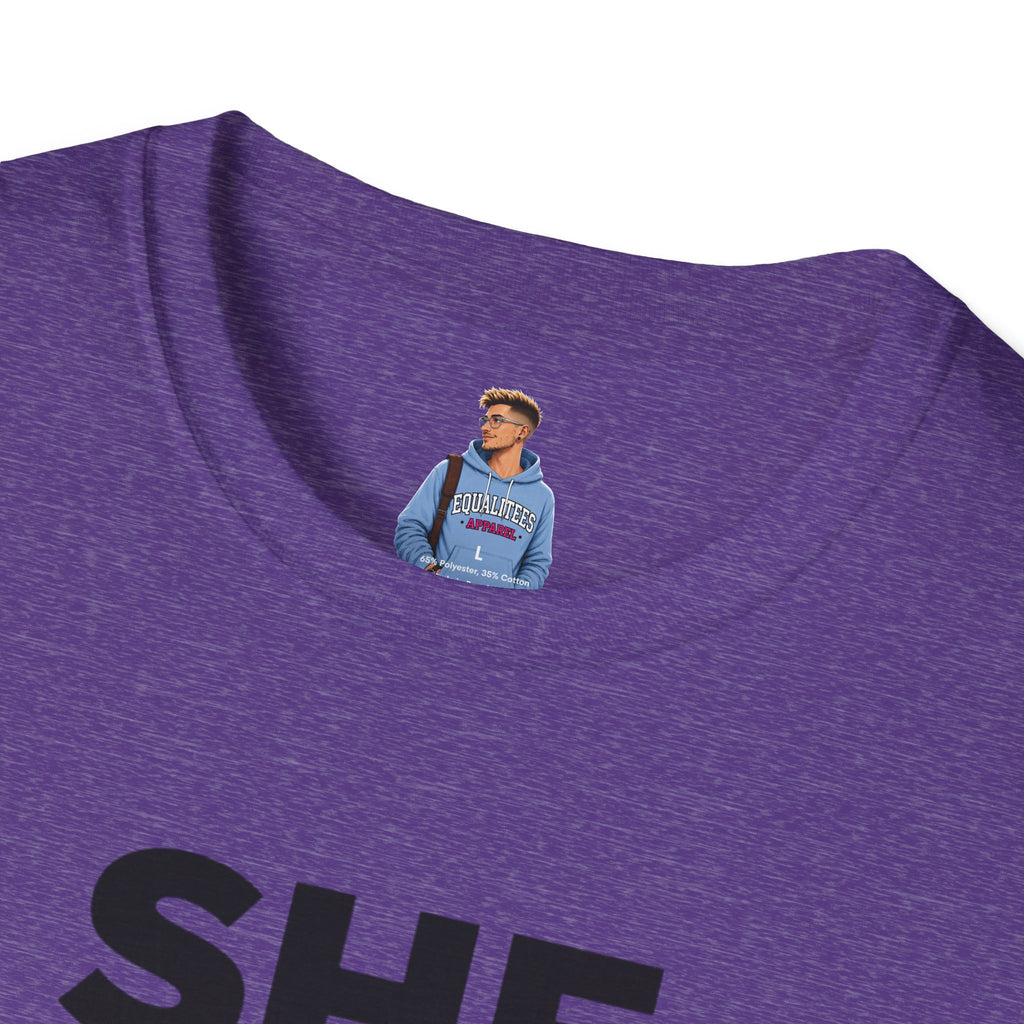 She Said Stop T-Shirt - Bold Statement Tee for Consent Awareness
