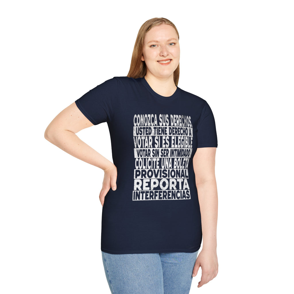 Know Your Voting Rights Spanish T-Shirt