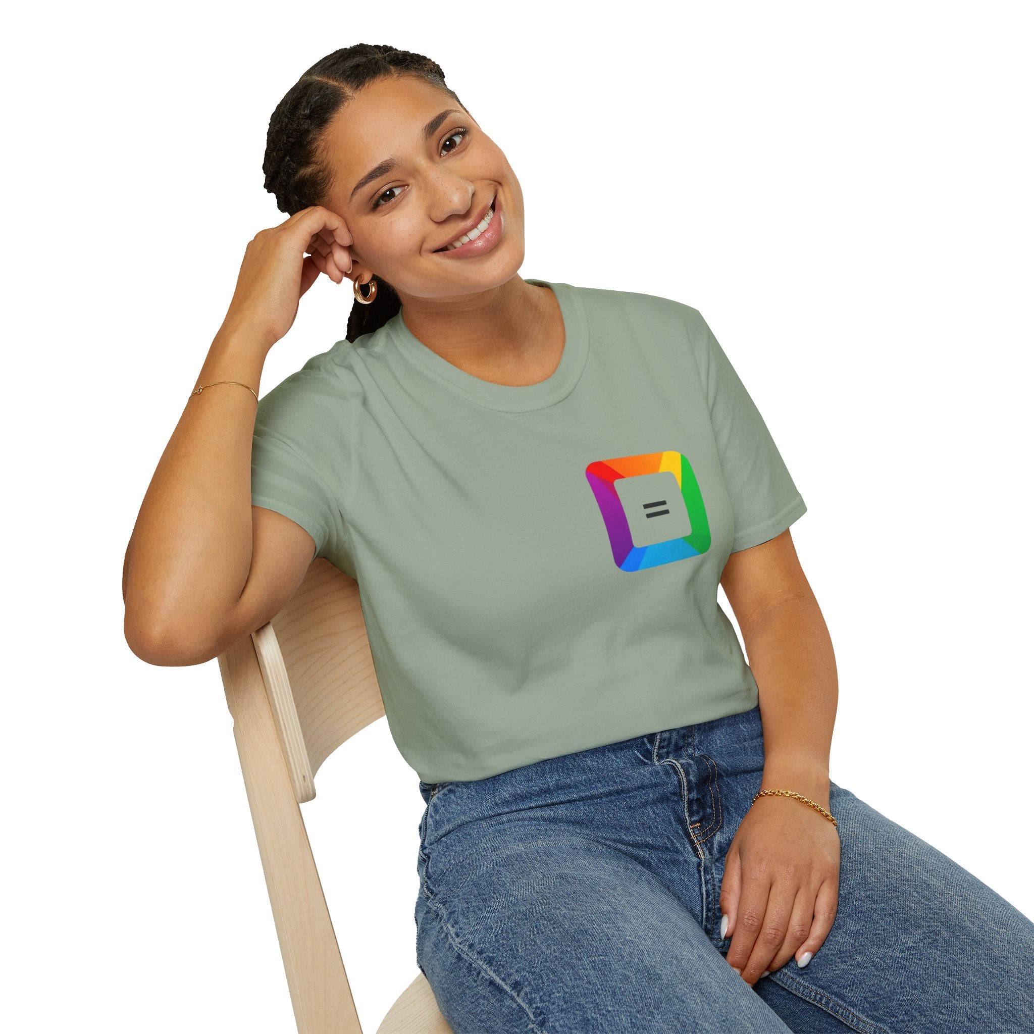 Pride-Theme Unisex Softstyle T-Shirt - "True freedom is Equality for ALL"