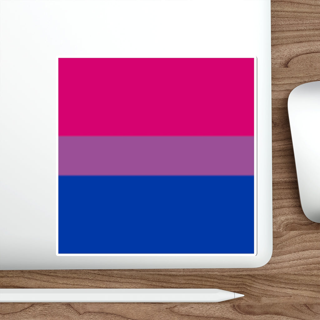 Die-Cut Stickers - Bisexual Pride Flag - EqualiTees.Me