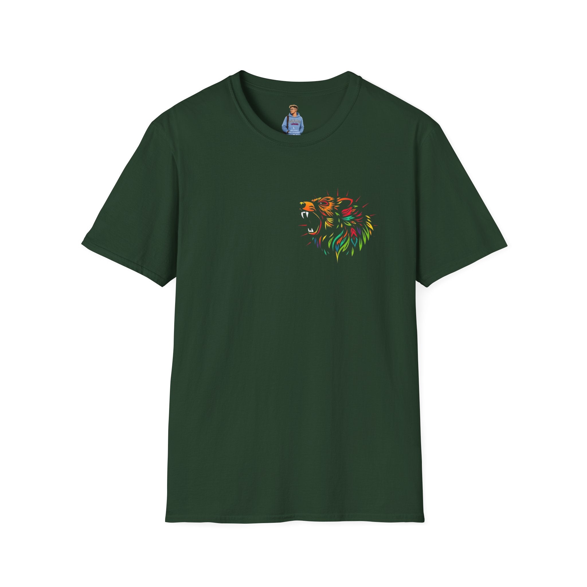 Native Bear Pride Unisex Softstyle T-shirt