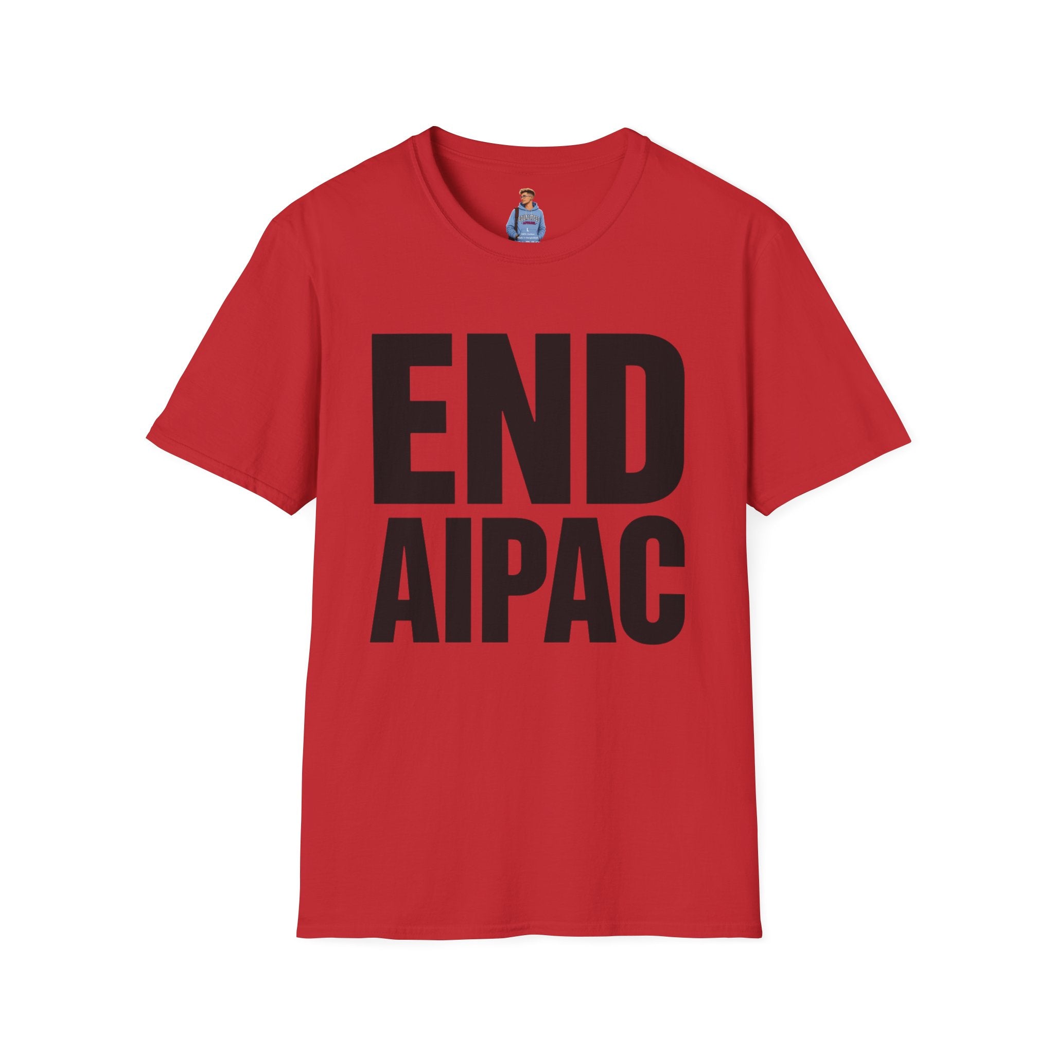 END AIPAC Bold Protest T-Shirt