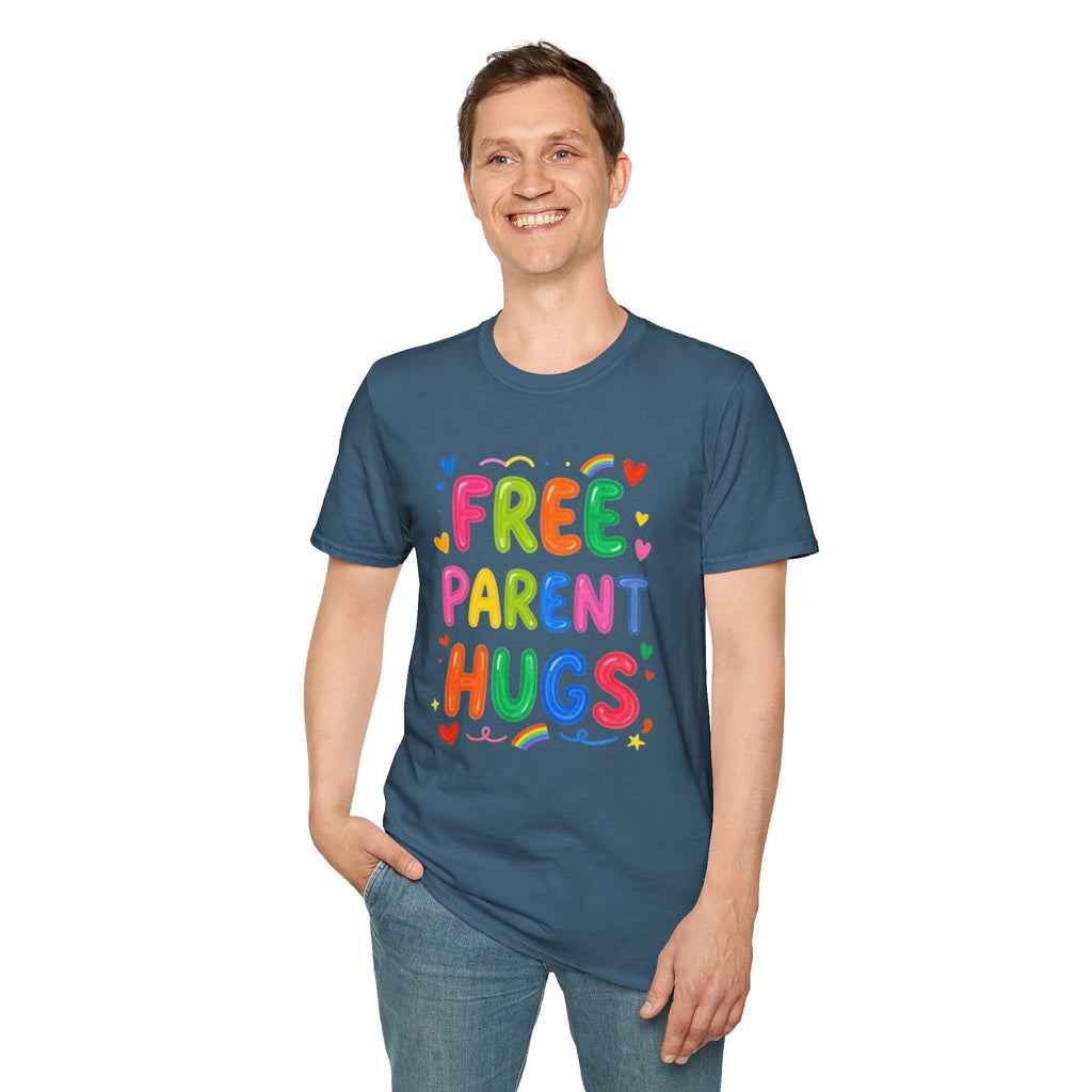 Free Parent Hugs Affirming T-Shirt
