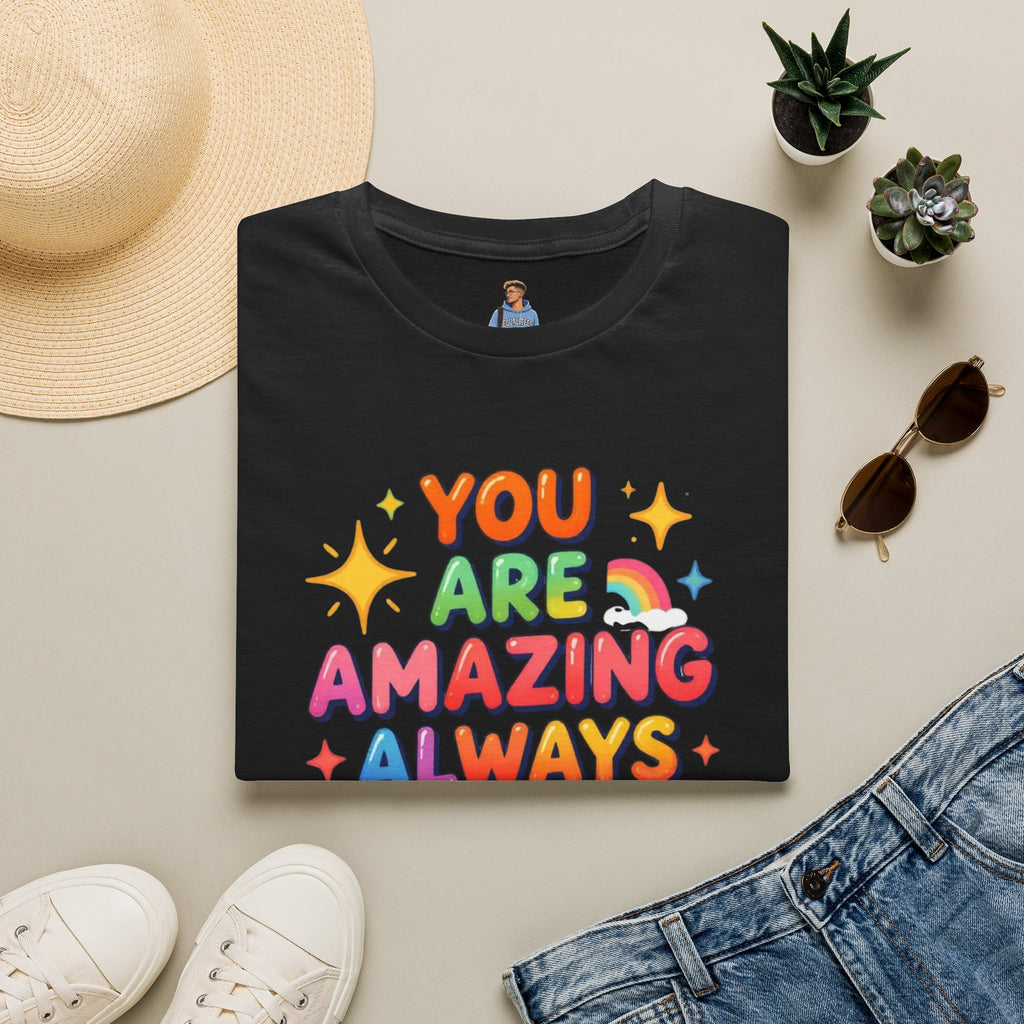 You Are Amazing T-Shirt — Colorful Inspirational Graphic Tee