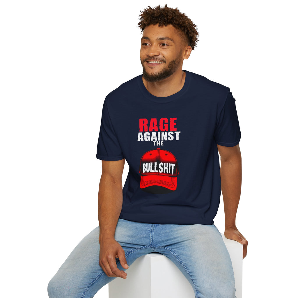 Camiseta unisex Softstyle - Camiseta gráfica "Rage Against the BS"