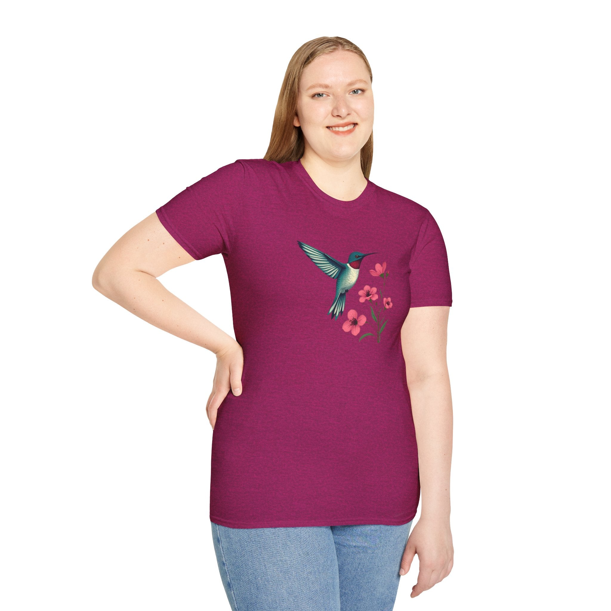 Floral Hummingbird T-Shirt