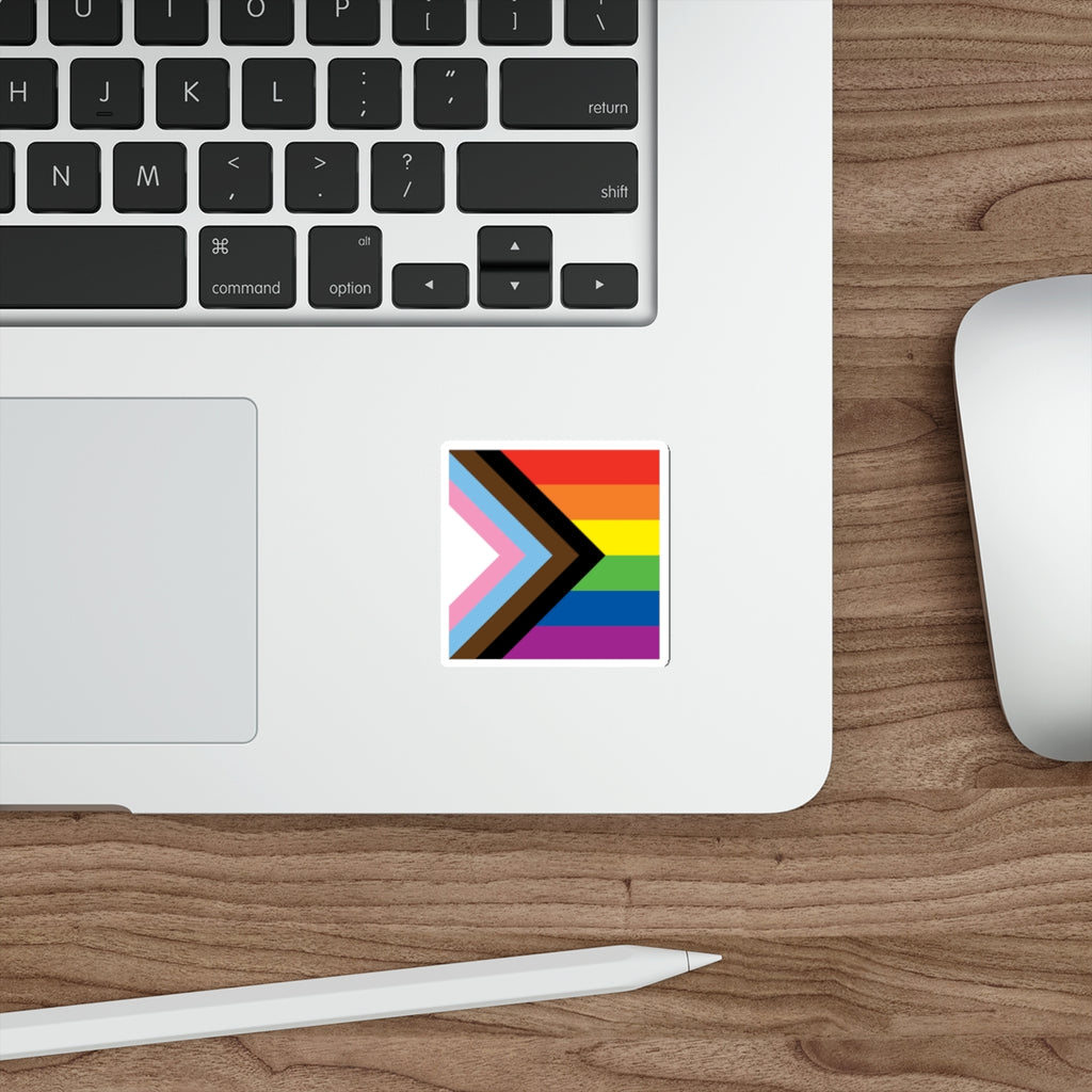 Die-Cut Stickers - Updated Pride Flag - EqualiTees.Me