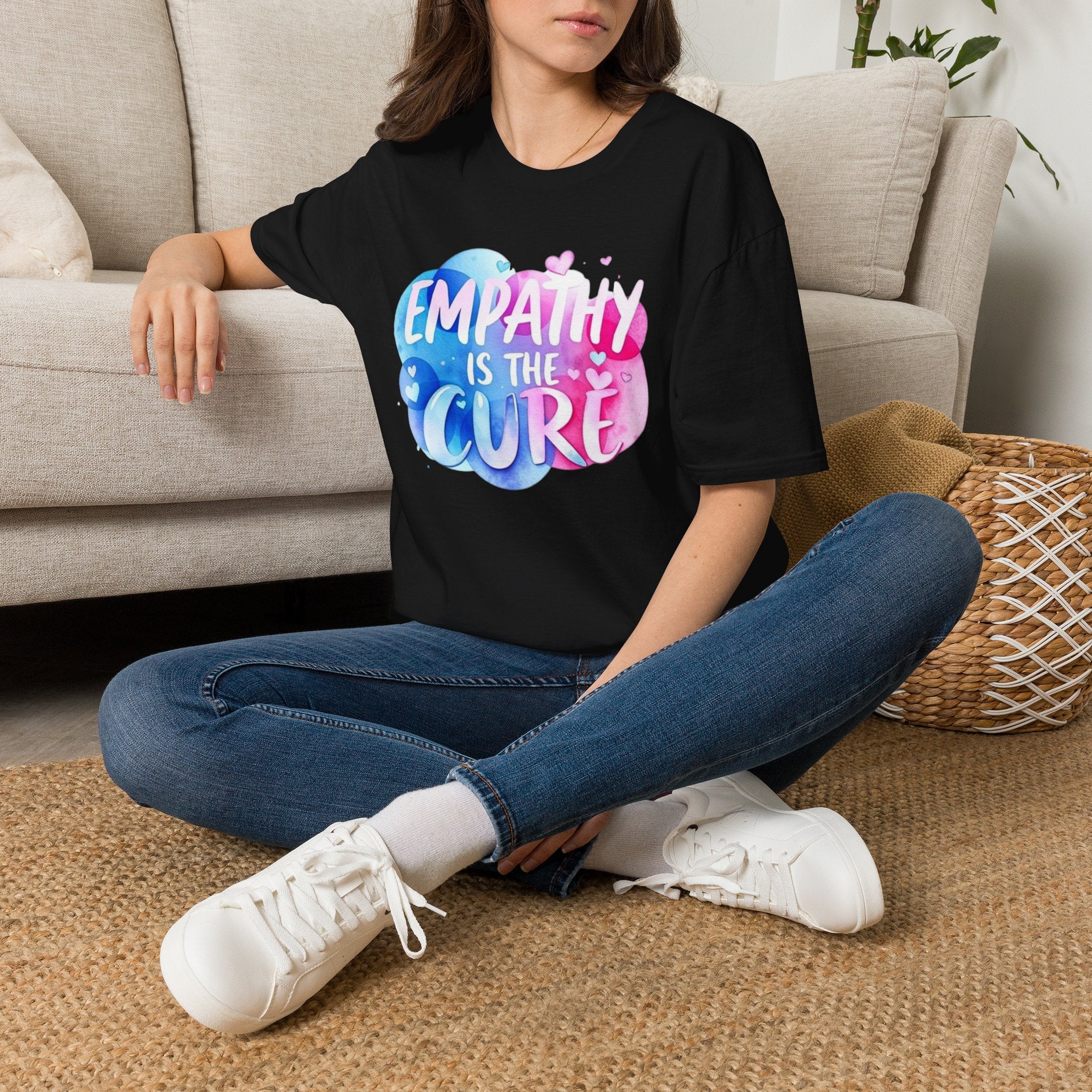 Empathy is the Cure Unisex Softstyle T-Shirt - Comfortable and Inspirational Tee for Everyday Wear