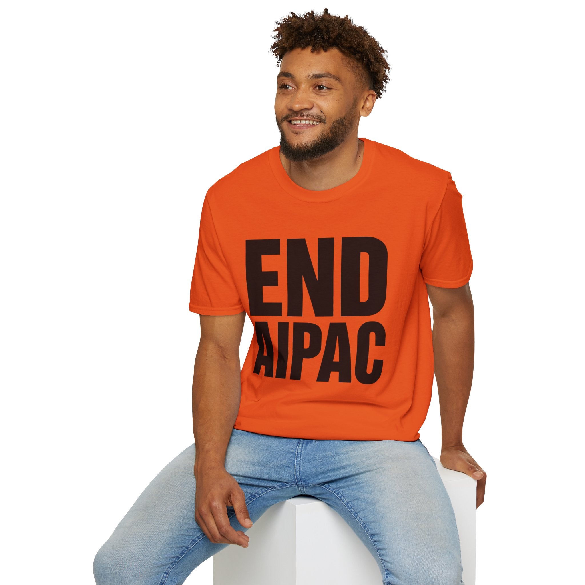 END AIPAC Bold Protest T-Shirt