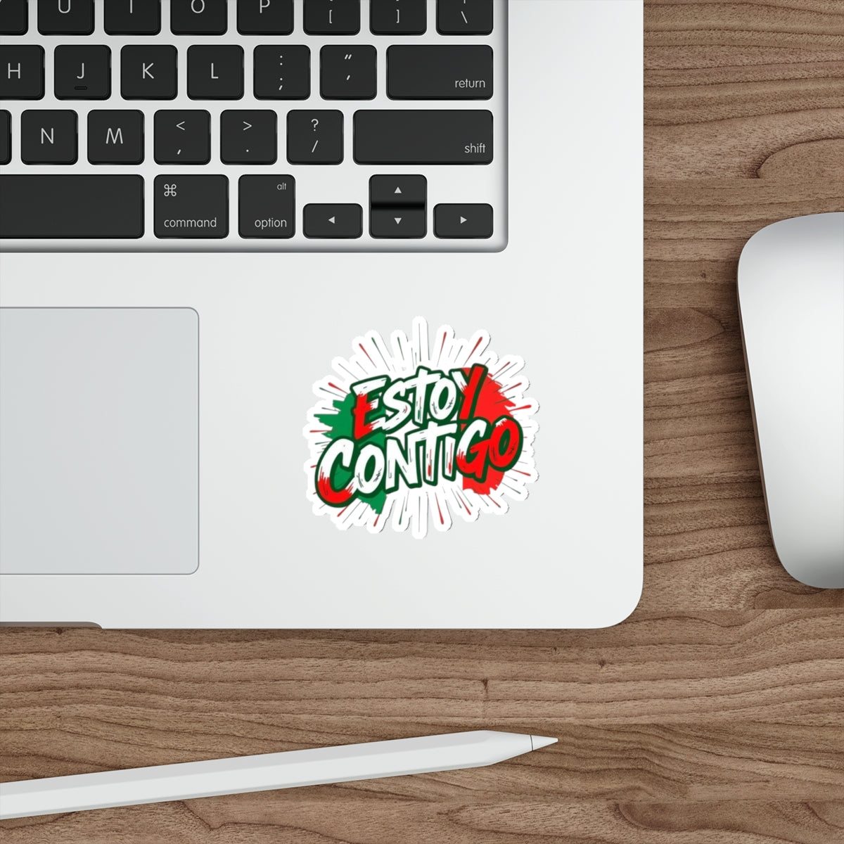 Die-Cut Stickers -  Estoy Contigo - I'm With You - Solidarity With Immigrants - EqualiTees.Me