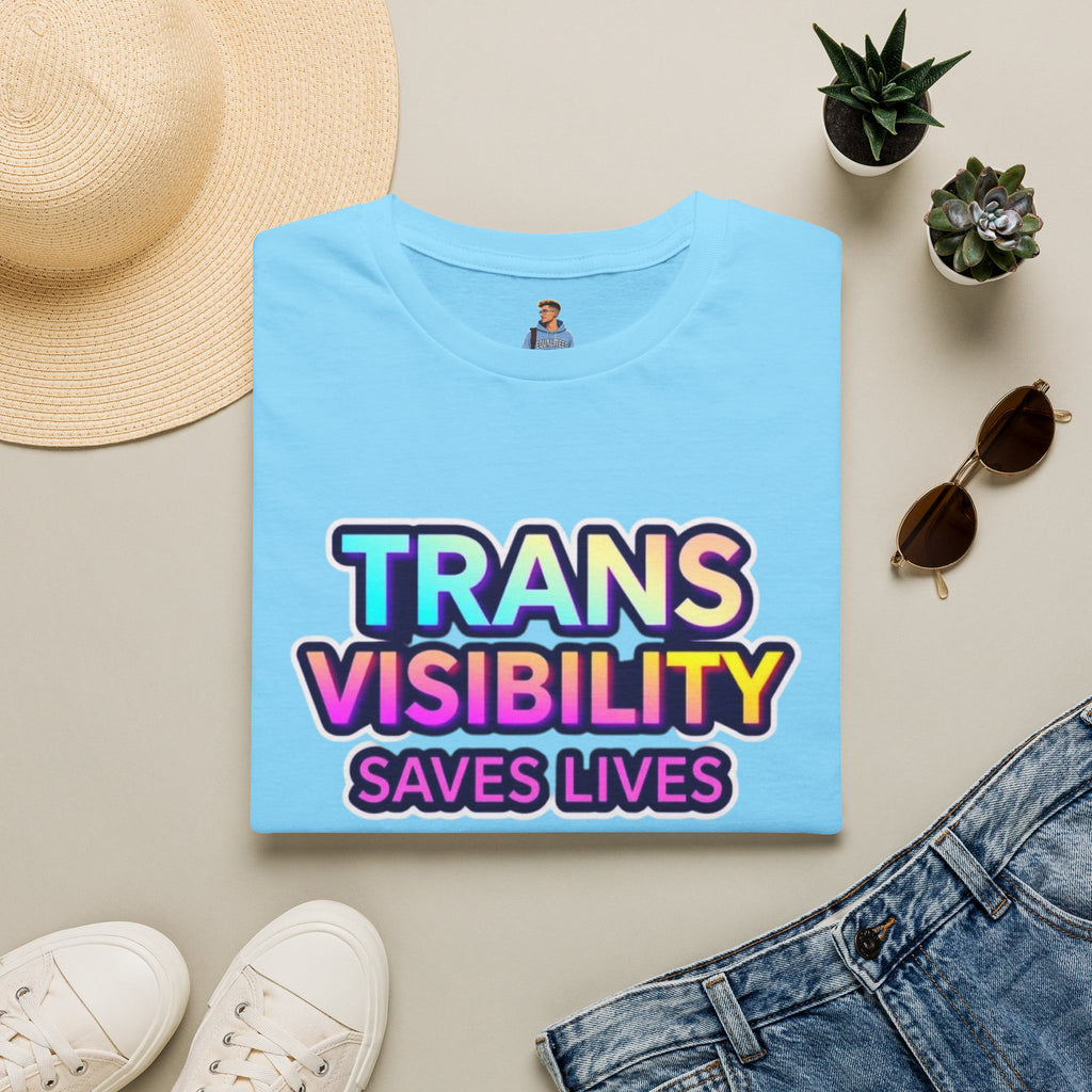 Trans Visibility Saves Lives Statement T-shirt