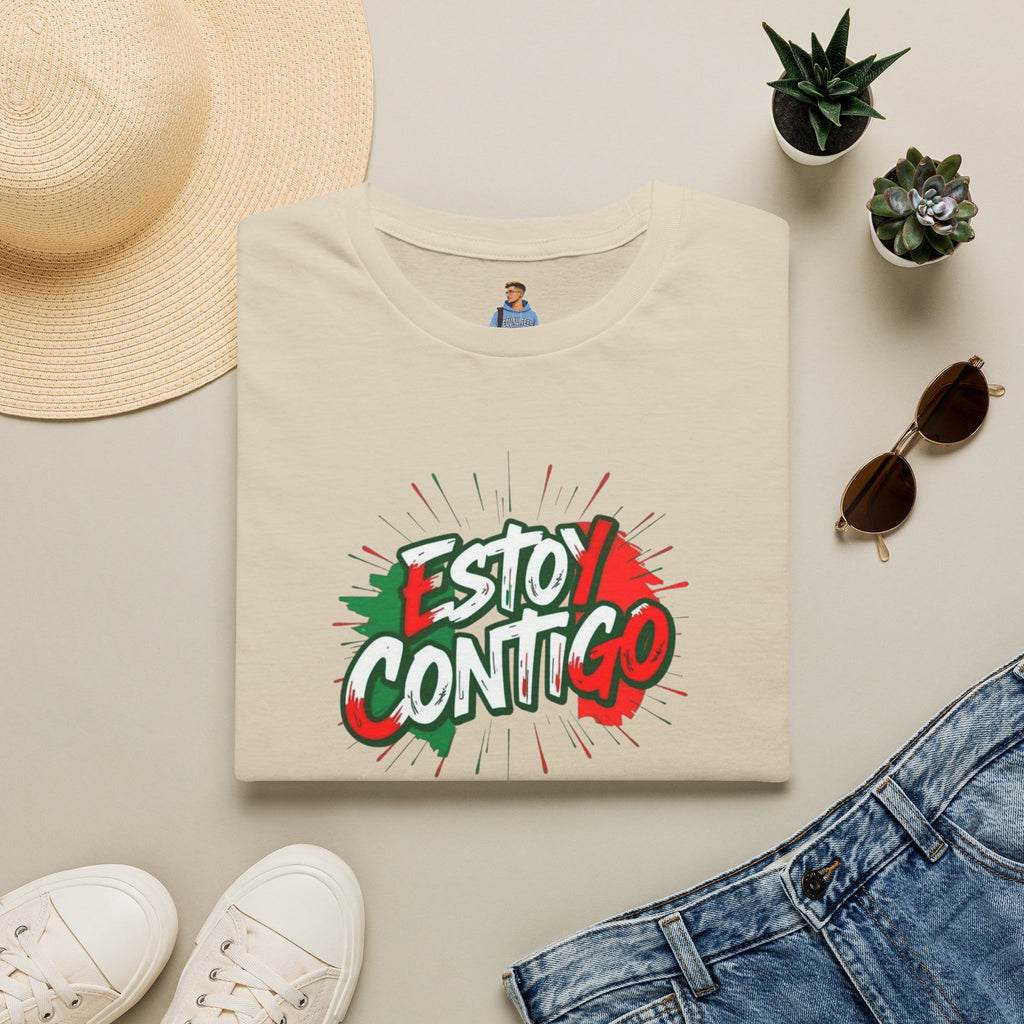 Estoy Contigo (I Am With You) Los inmigrantes hacen grande a Estados Unidos Camiseta unisex de estilo suave Camiseta clásica de protesta