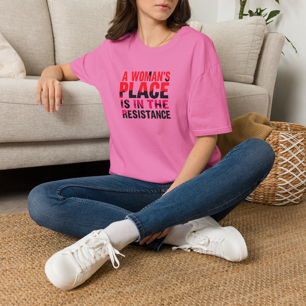 A Woman's Place Is in the Resistance Unisex Softstyle T-Shirt