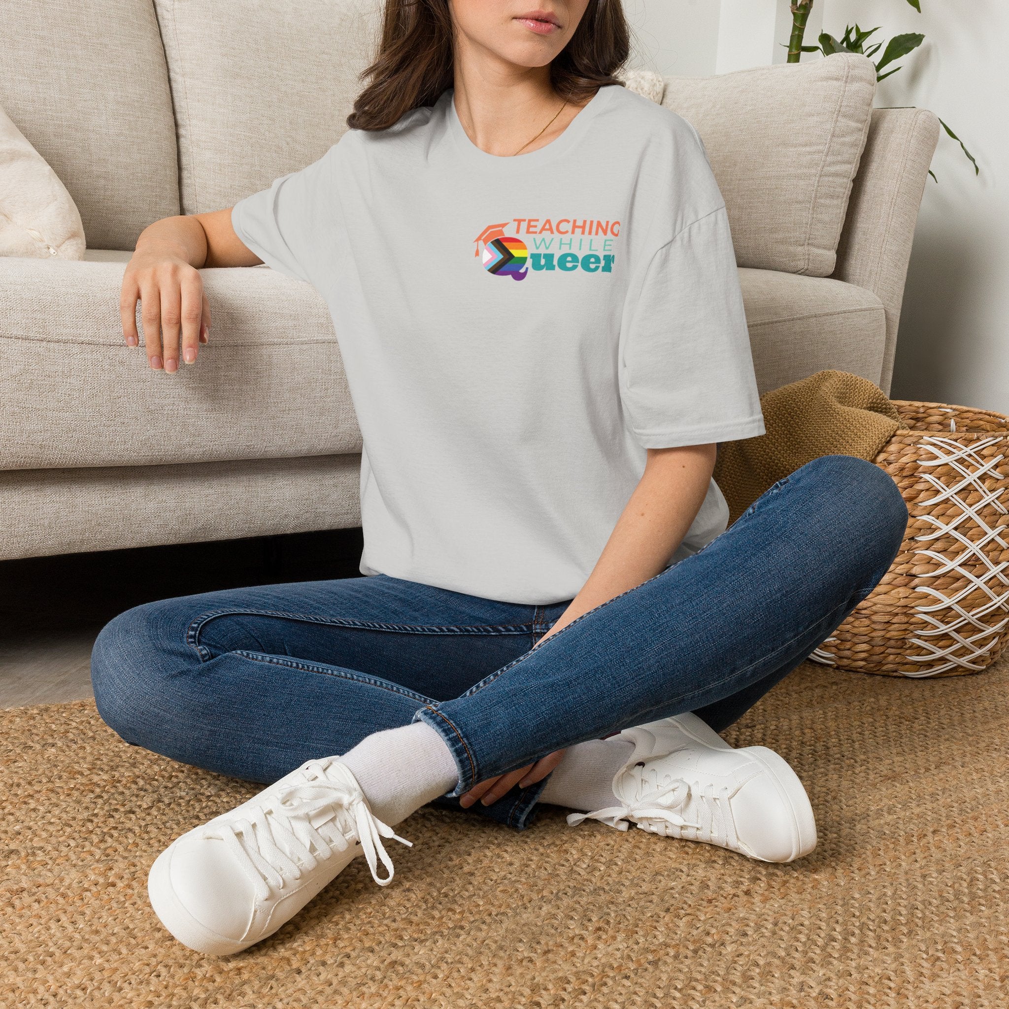 TWQ - Teaching While Queer Unisex Softstyle Logo T-shirt