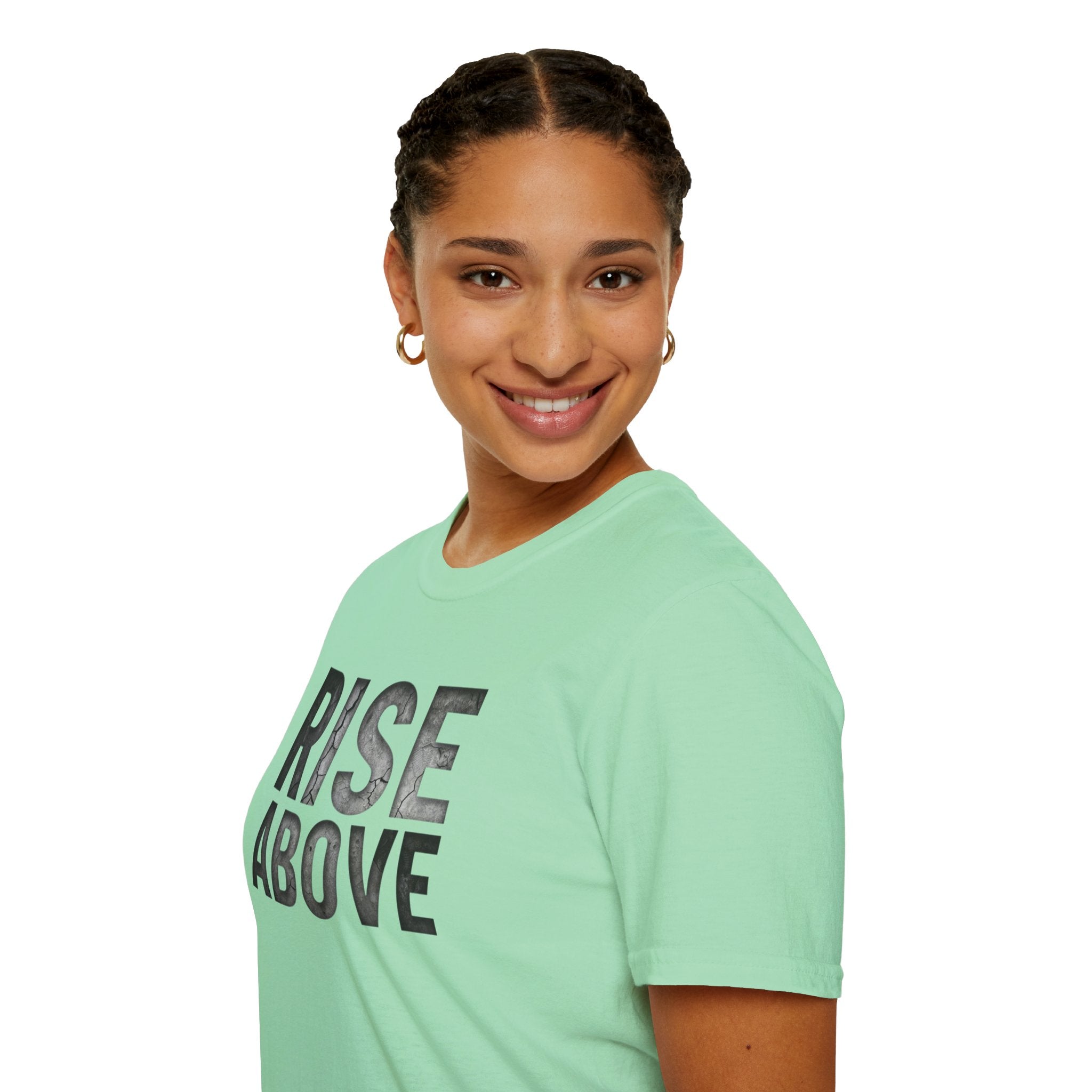 Rise Above Motivational Graphic T-Shirt