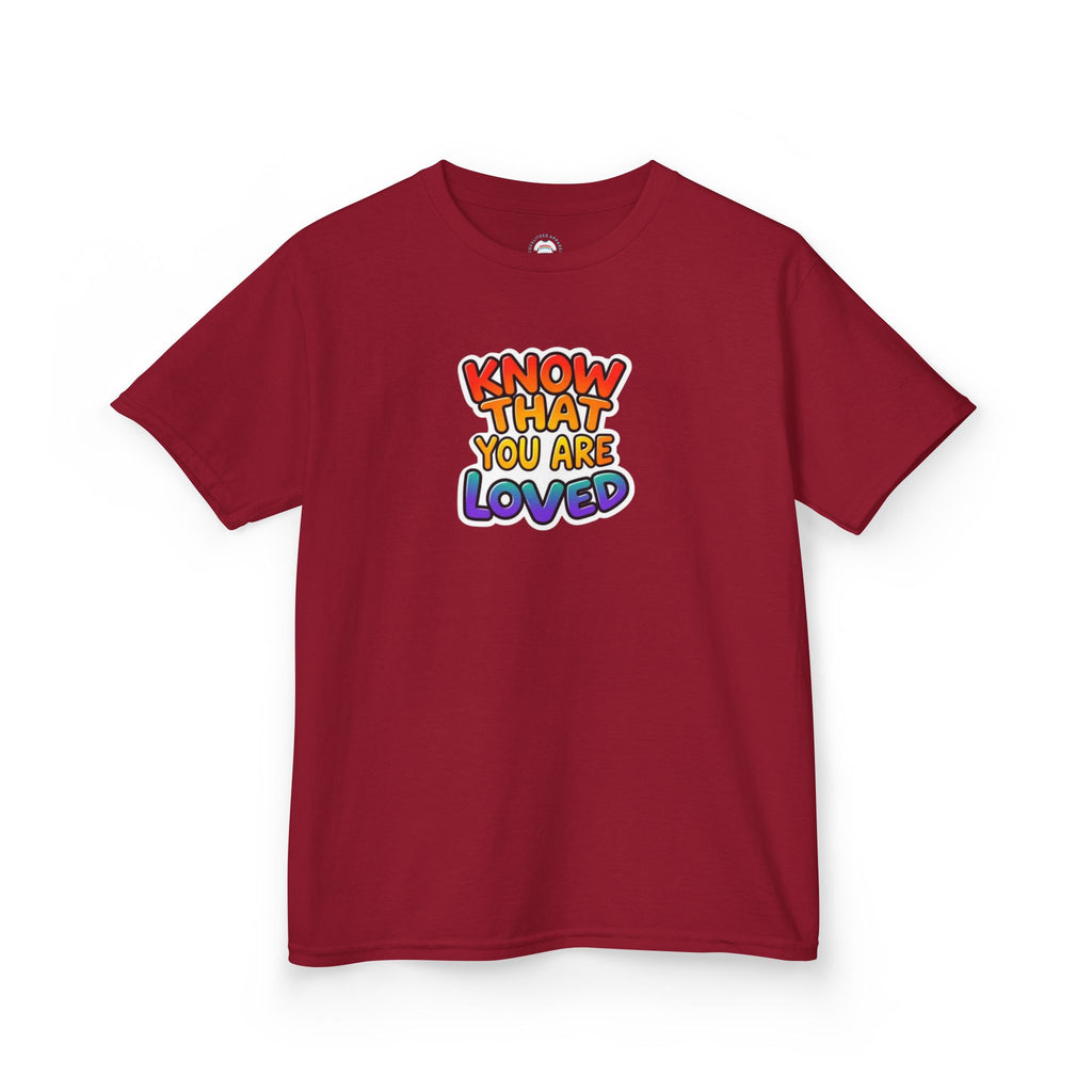Know That You Are Loved Heavy Cotton™ Tee - Peace Tee for Children - EqualiTees.Me