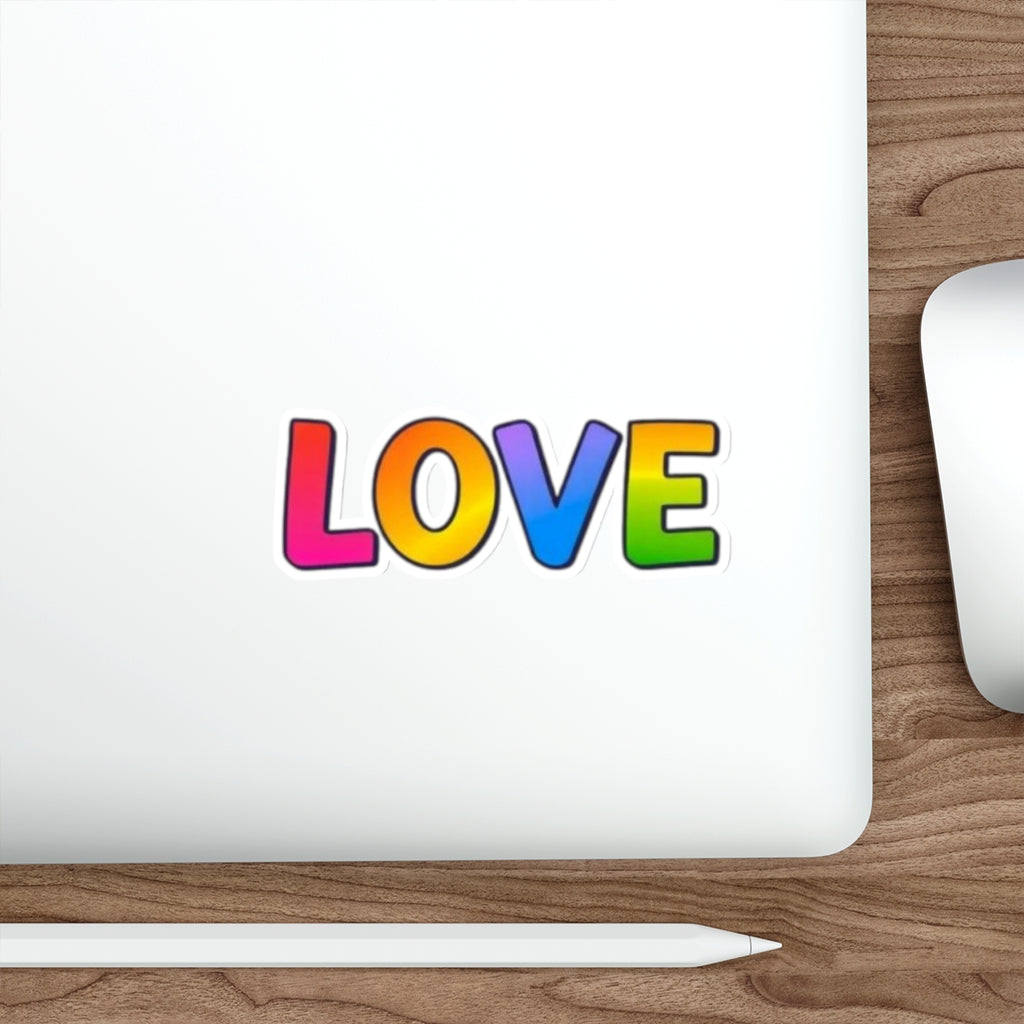 Die-Cut Stickers - LOVE - EqualiTees.Me