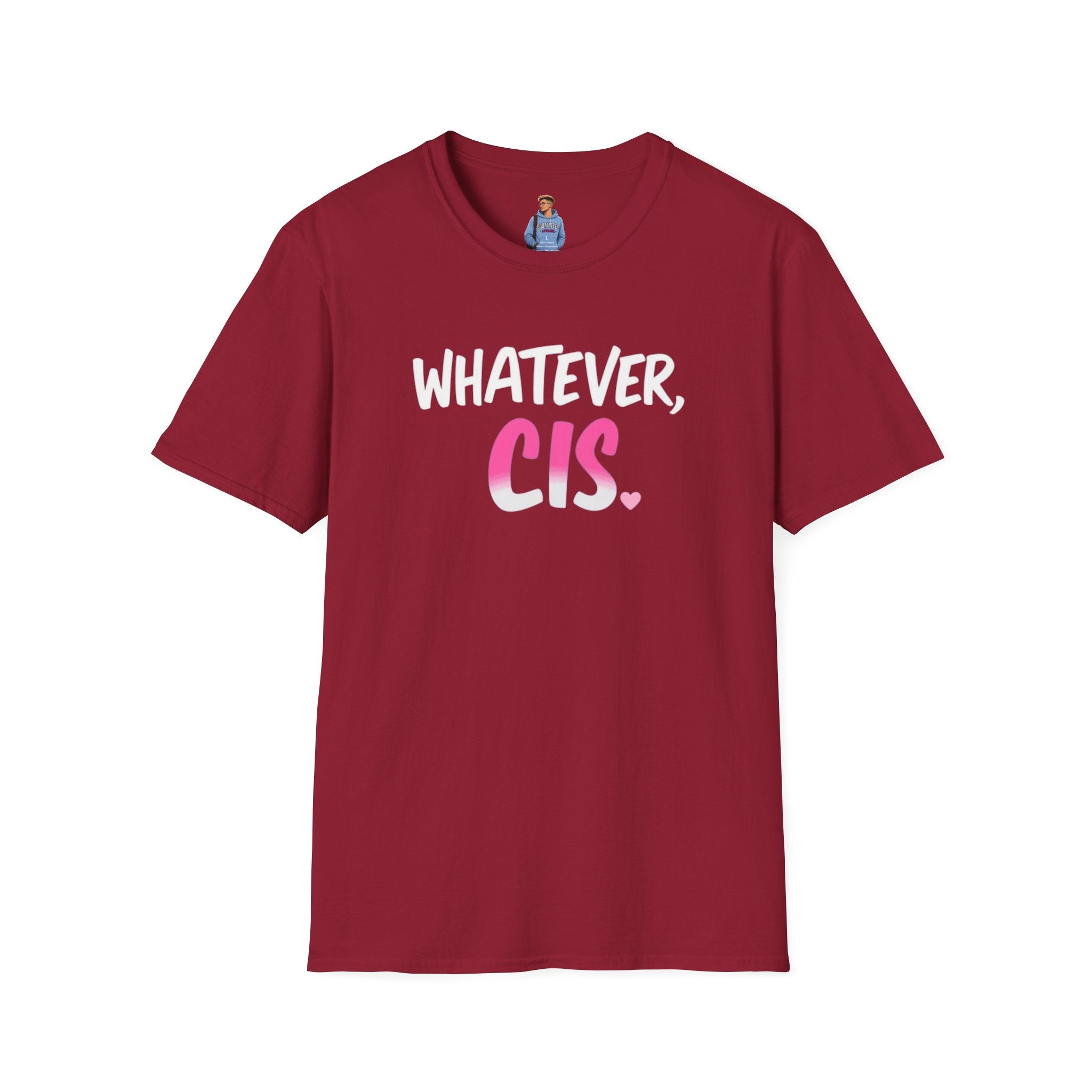 Camiseta unisex estilo suave CIS: ropa cómoda e inclusiva.