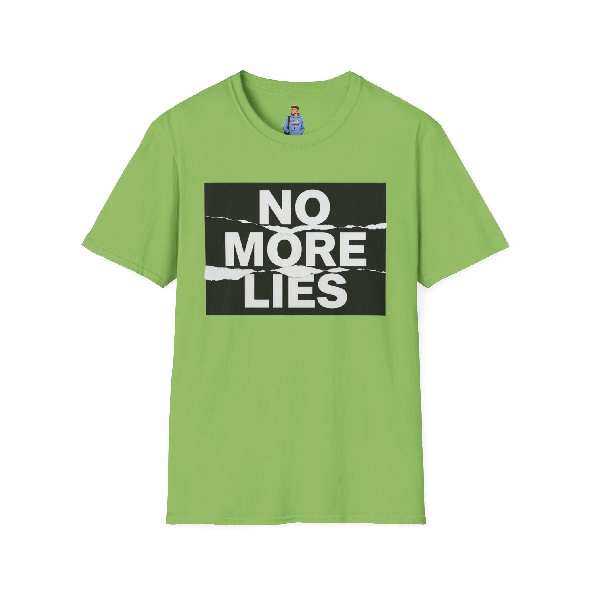 No More Lies T-Shirt — Bold Protest Graphic Tee