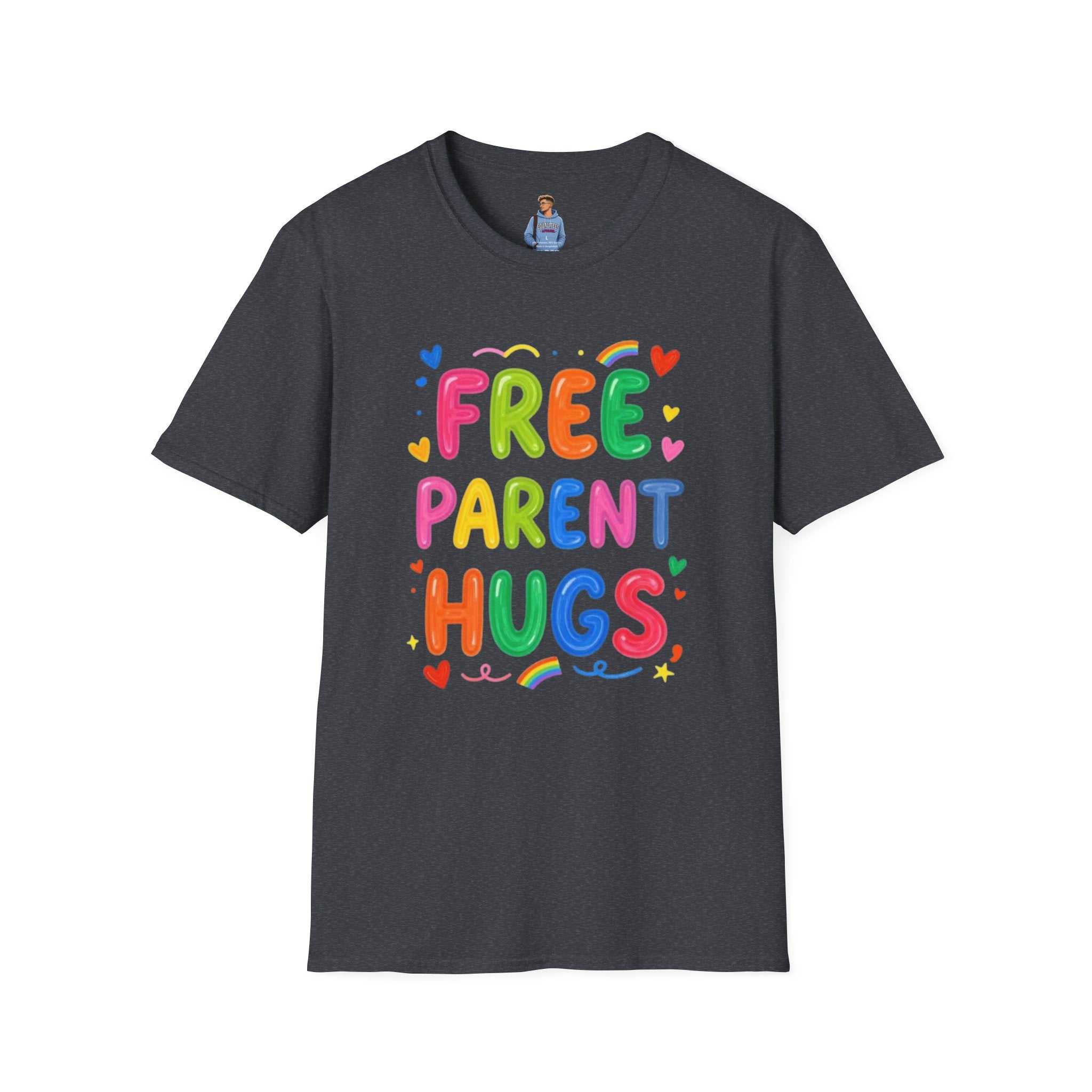 Free Parent Hugs Affirming T-Shirt