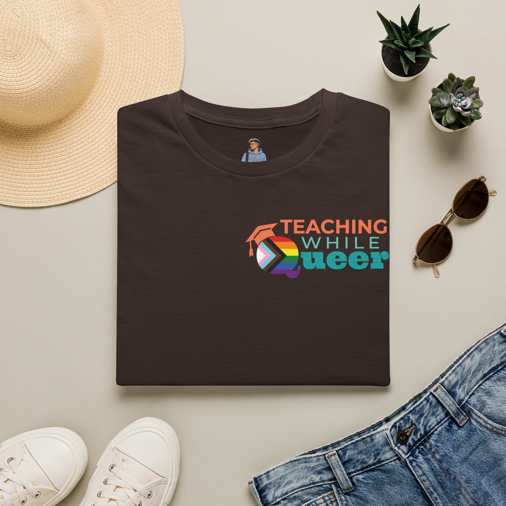 TWQ - Teaching While Queer Unisex Softstyle Logo T-shirt