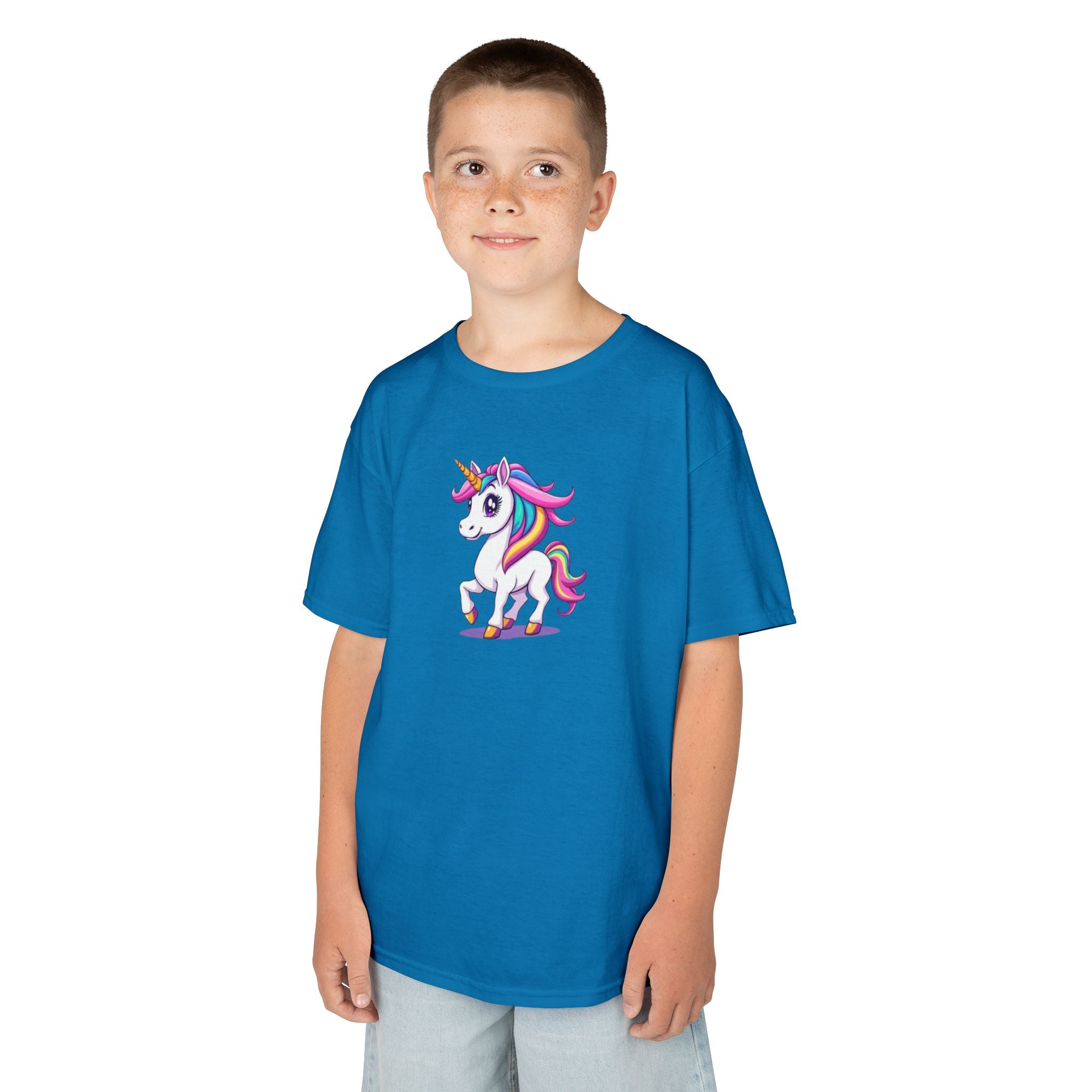 Camiseta de algodón pesado para niños Unicorn Kids