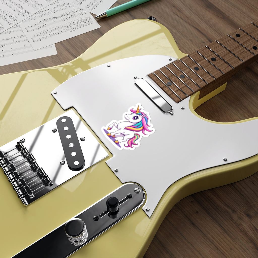 Die-Cut Stickers - Cute Unicorn - EqualiTees.Me