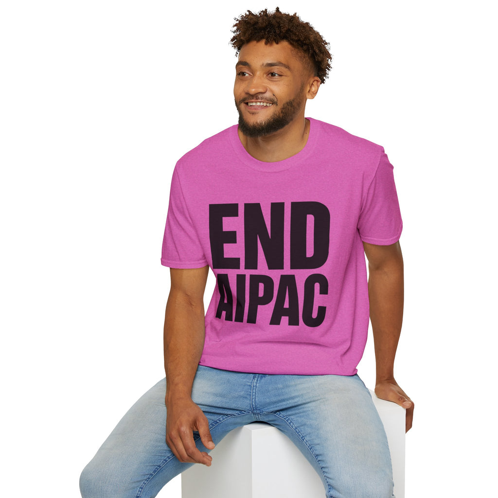 END AIPAC Bold Protest T-Shirt
