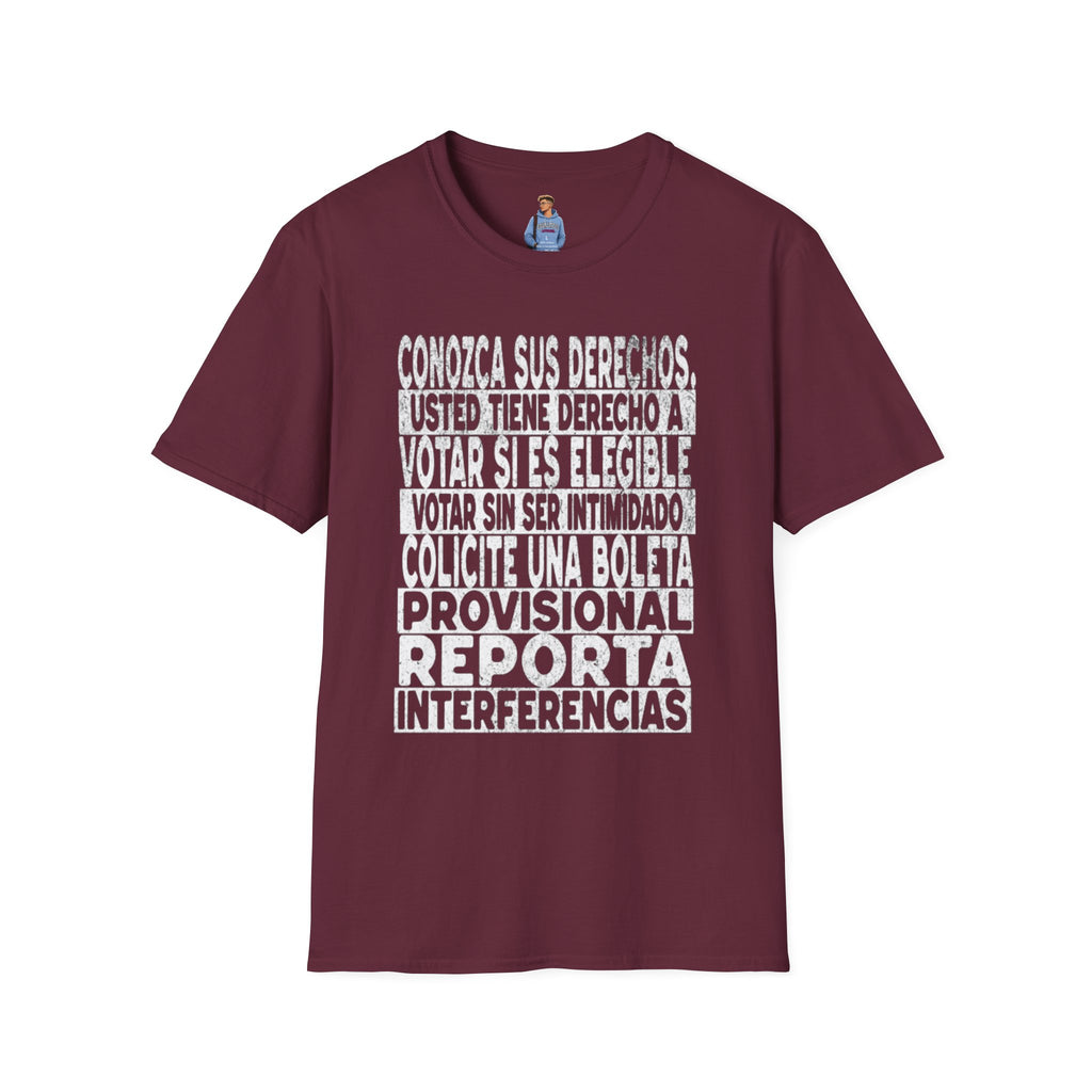 Know Your Voting Rights Spanish T-Shirt