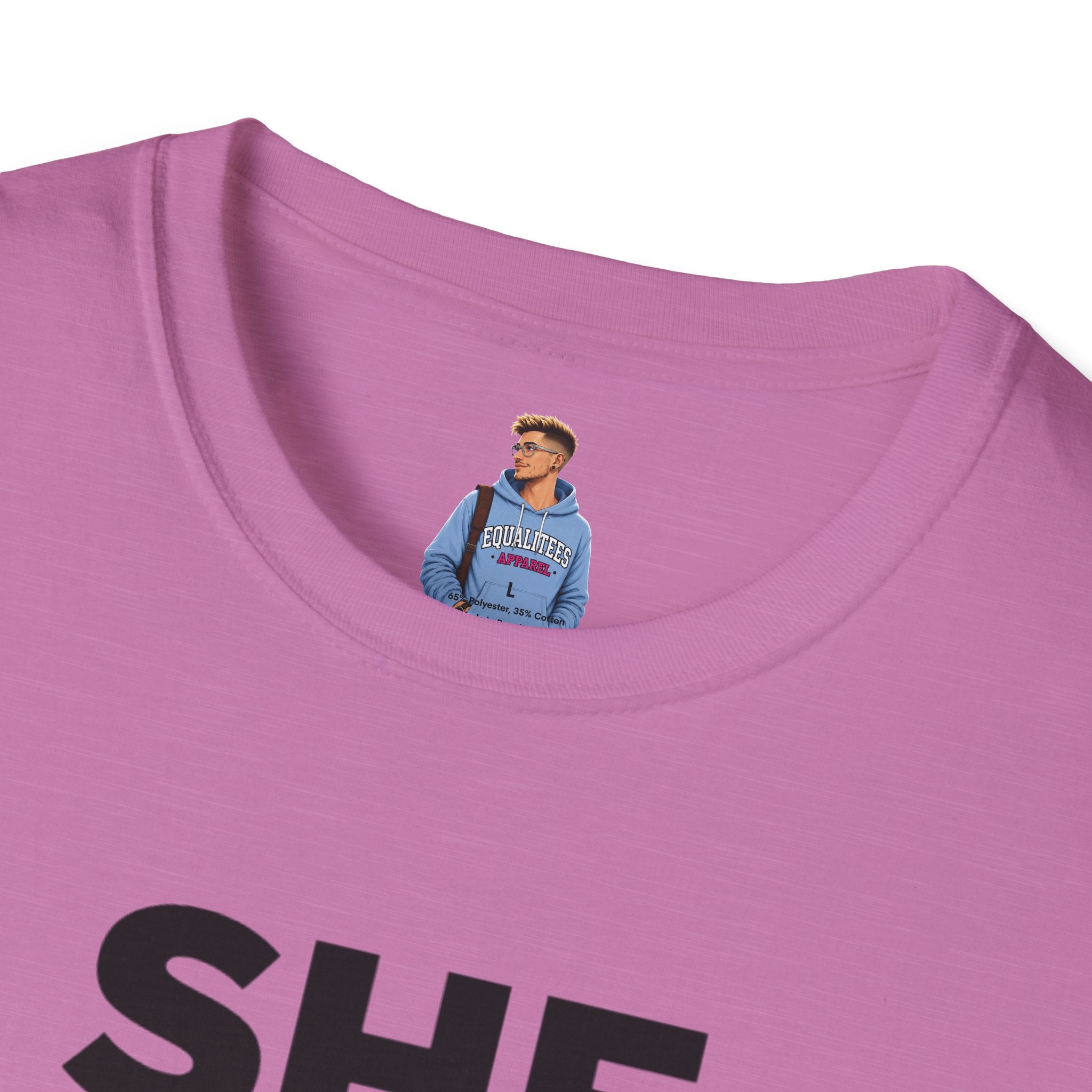 She Said Stop T-Shirt - Bold Statement Tee for Consent Awareness
