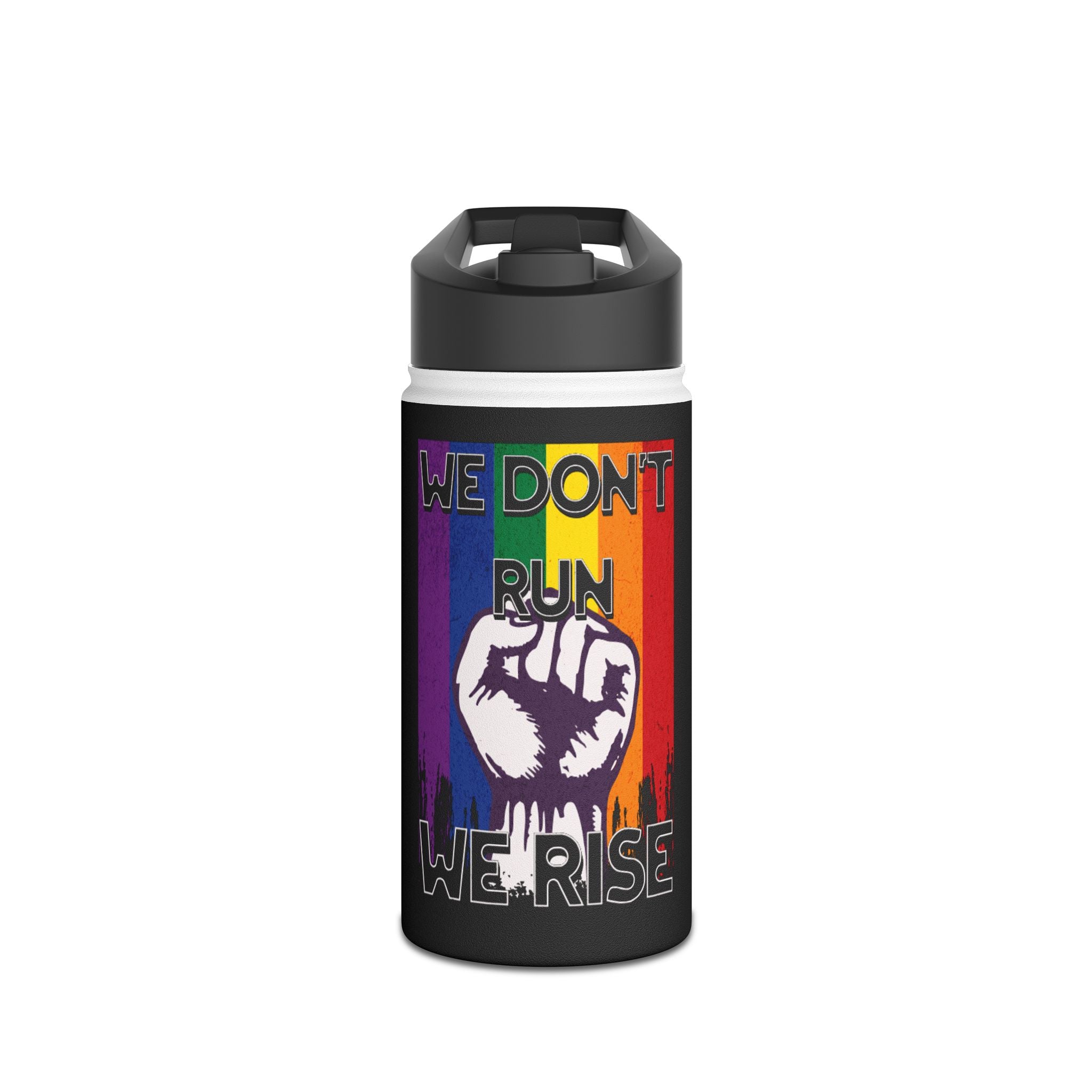 Teaching While Queer Stainless Steel Water Bottle - Perfect for Educators and Allies - EqualiTees.Me