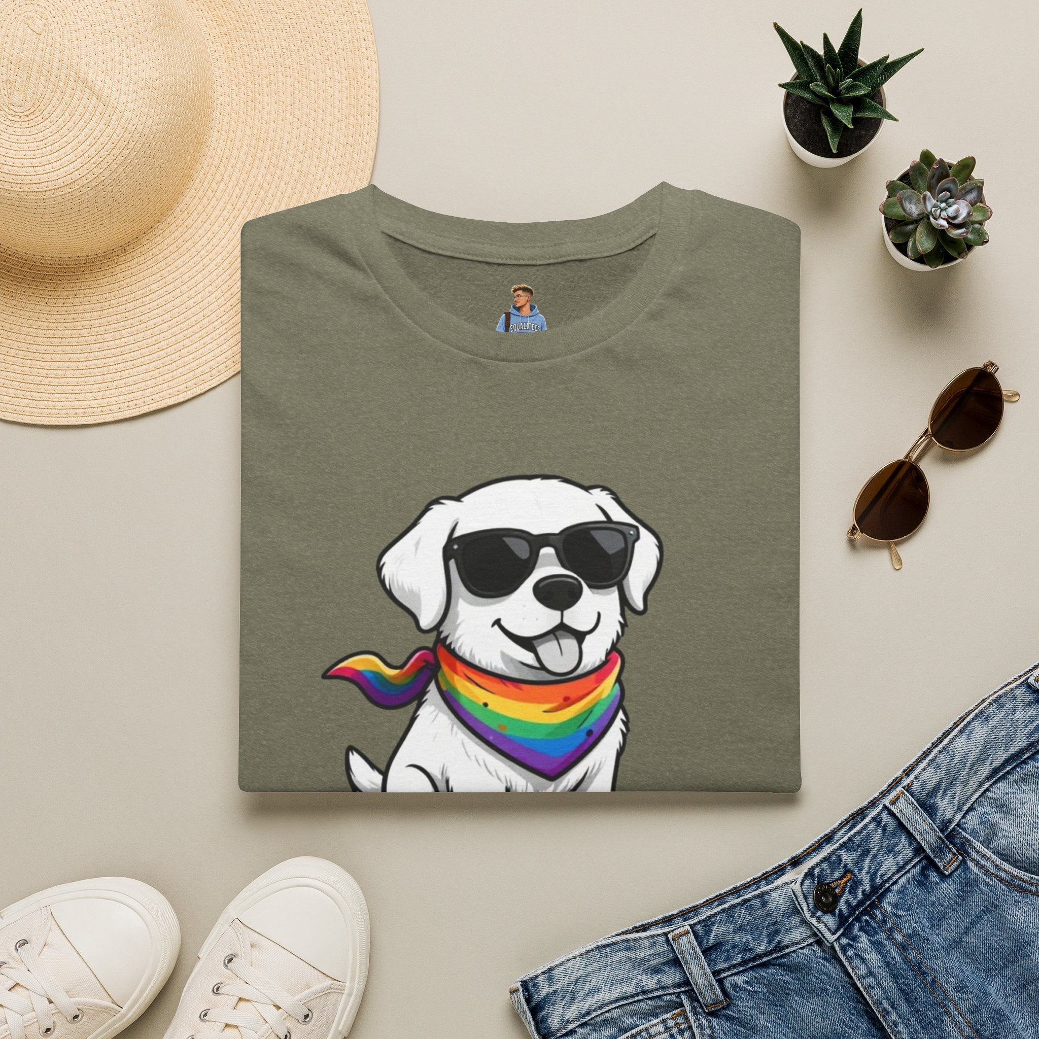Cute Puppy Pride T‑Shirt
