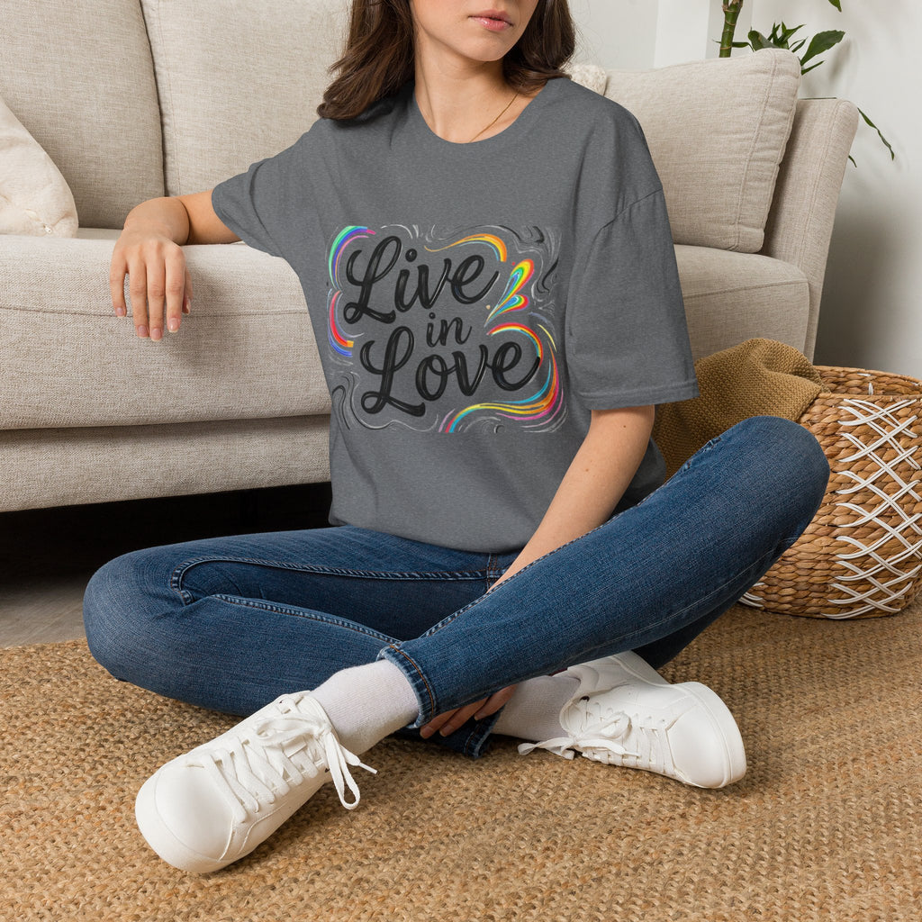 Live in Love Inspirational T-Shirt
