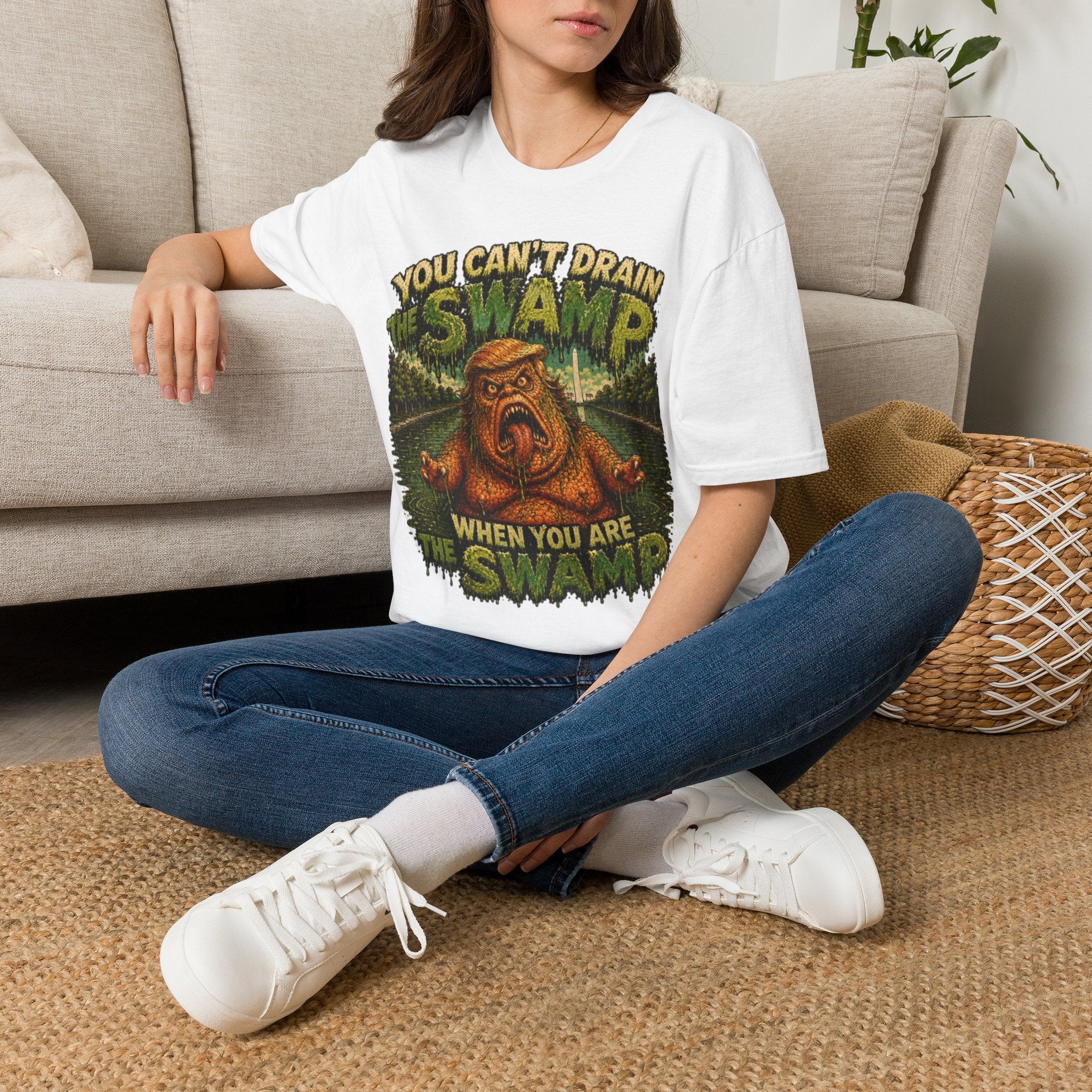 T-Shirt — "You Can't Drain the Swamp when you ARE the Swamp" Graphic Tee