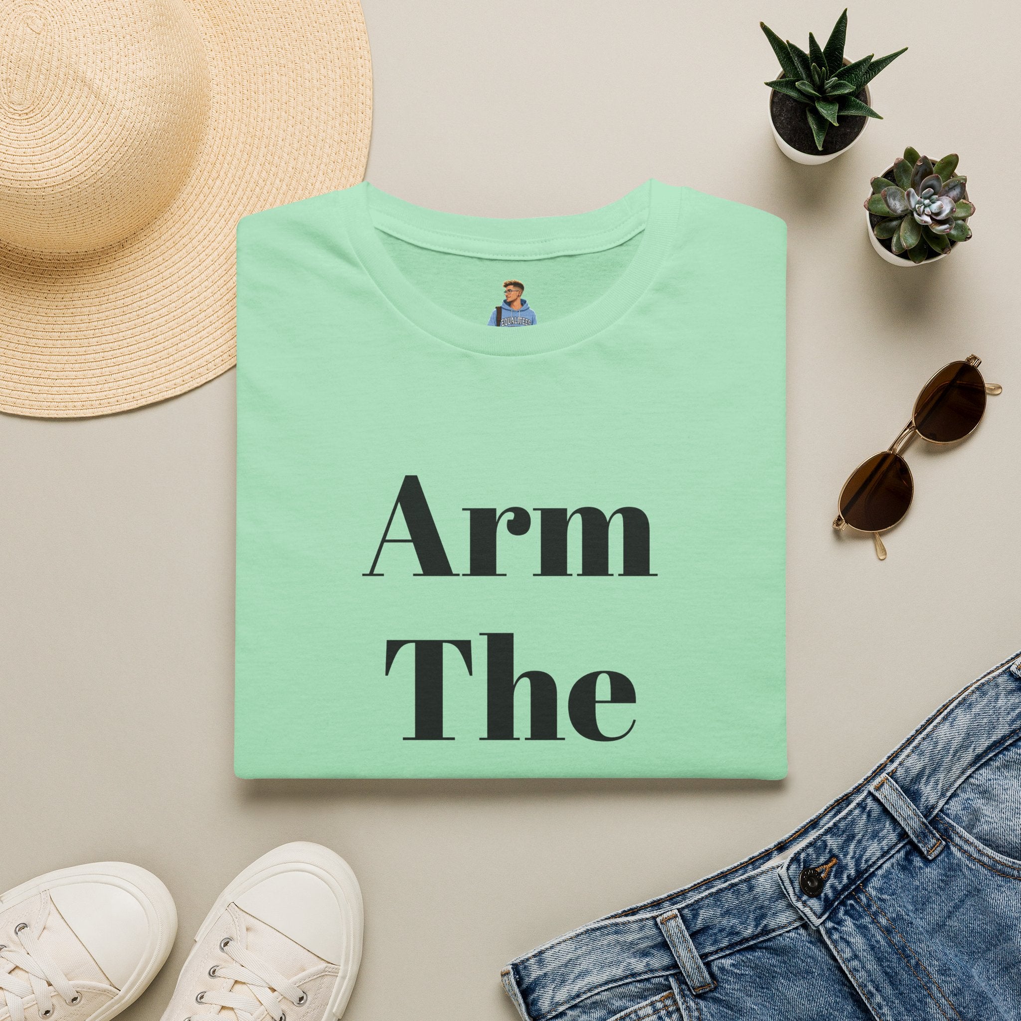 Arm The Dolls — Minimalist Statement T-Shirt